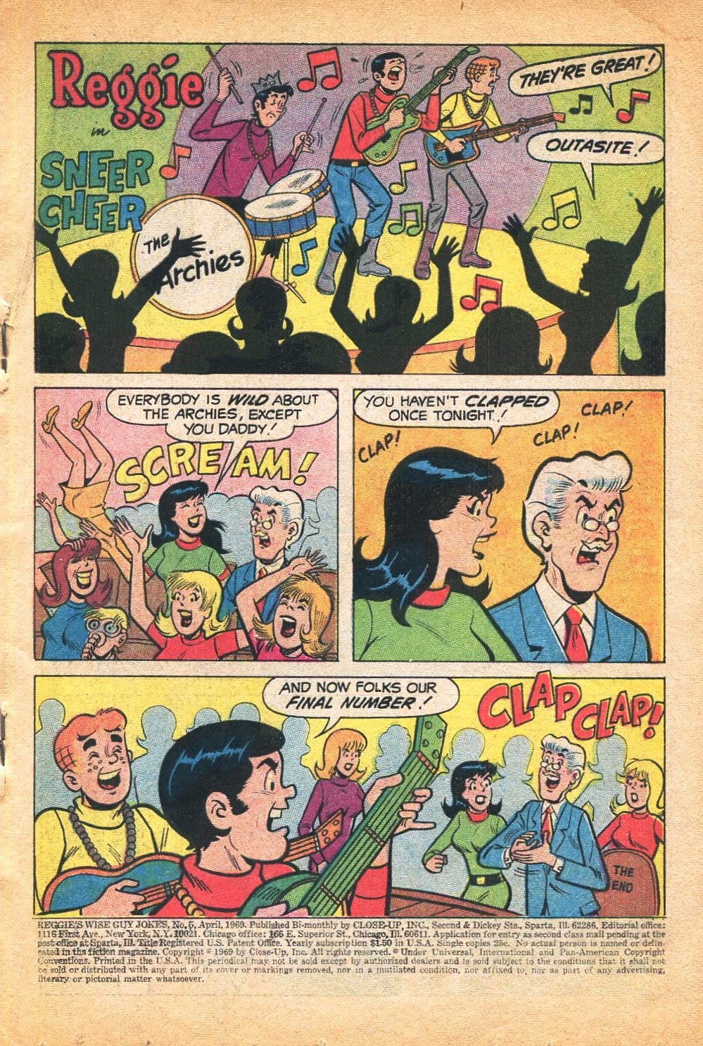 Read online Reggie's Wise Guy Jokes comic -  Issue #5 - 3