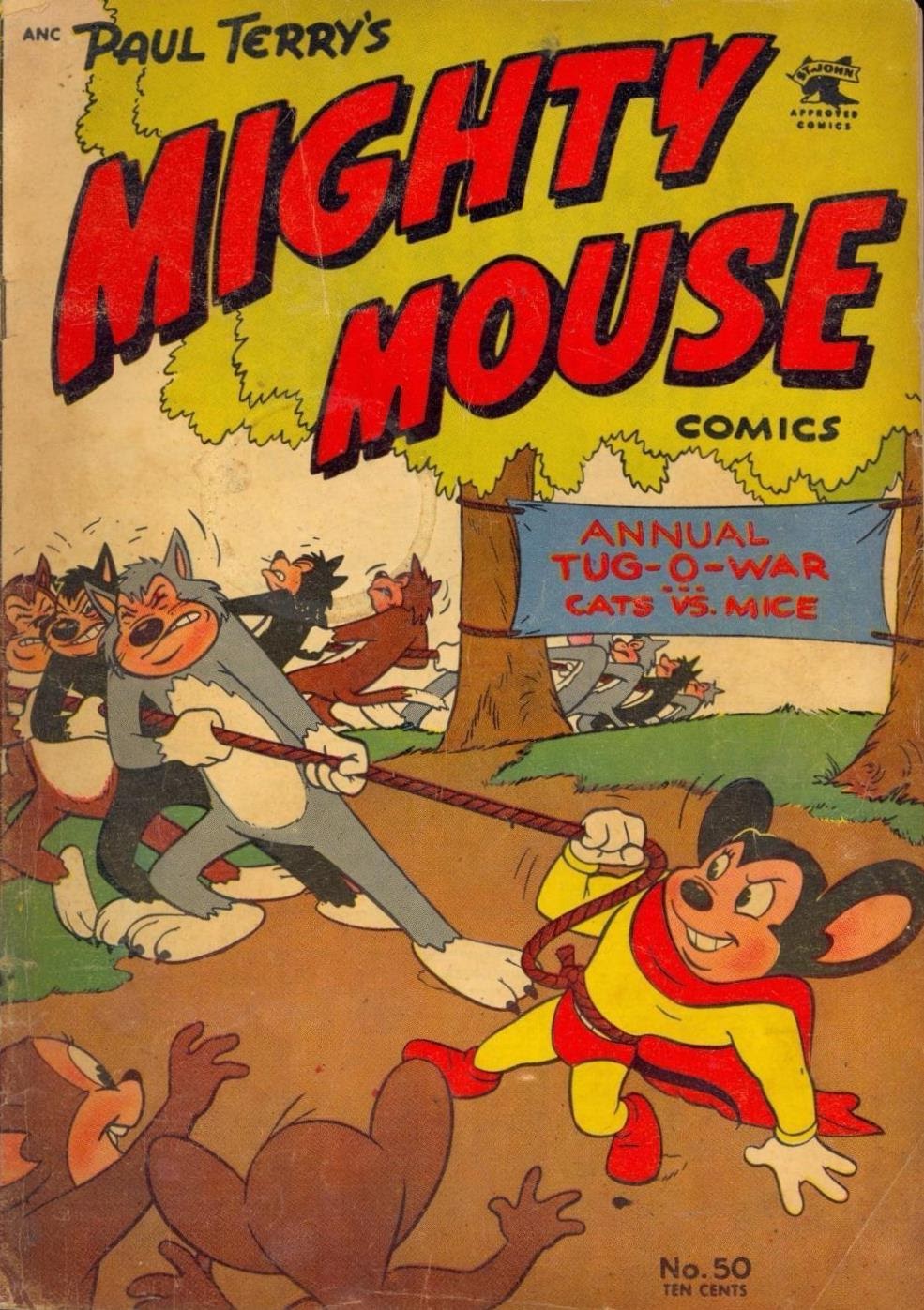 Read online Paul Terry's Mighty Mouse Comics comic -  Issue #50 - 1