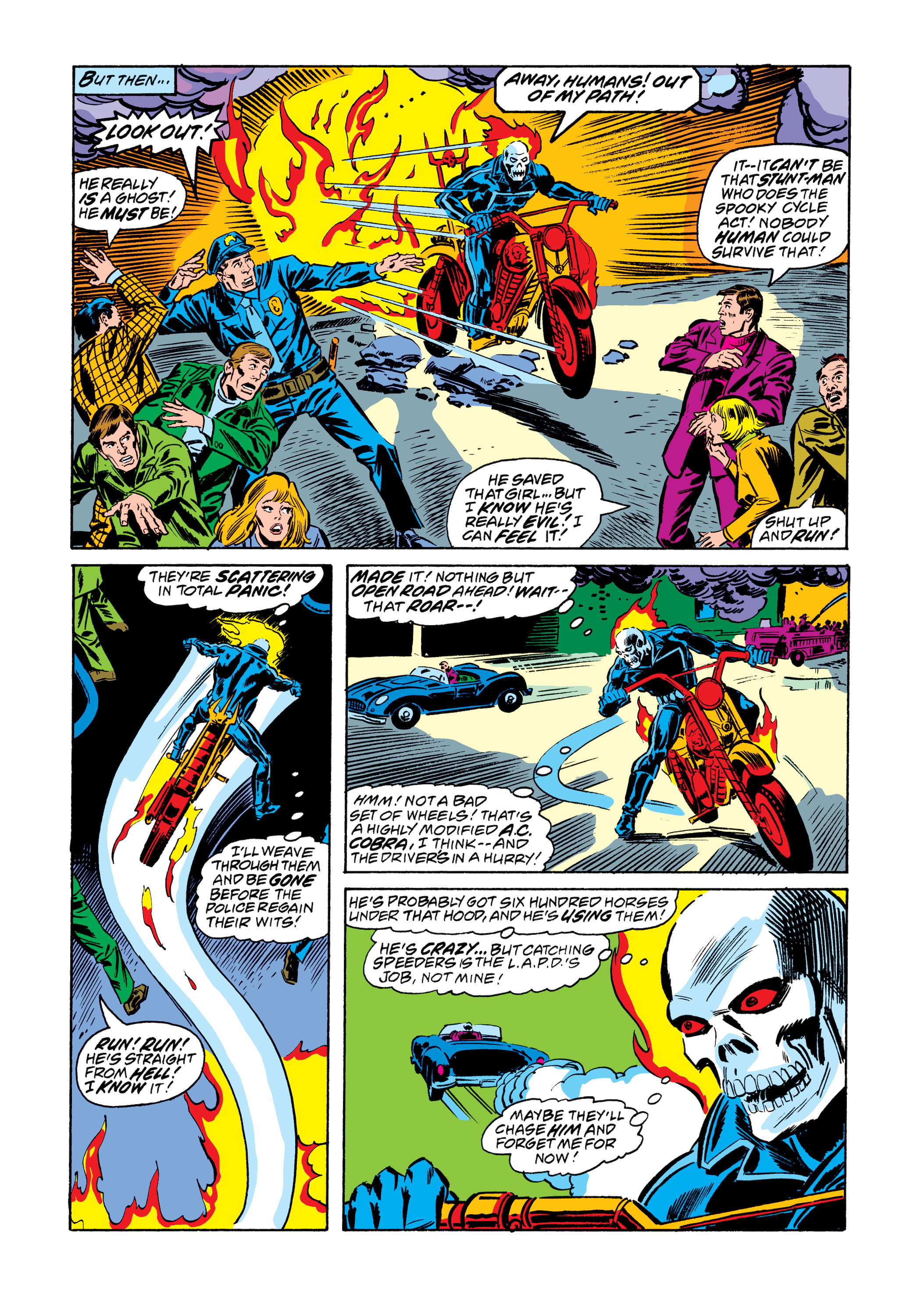Read online Marvel Masterworks: Ghost Rider comic -  Issue # TPB 3 (Part 1) - 86