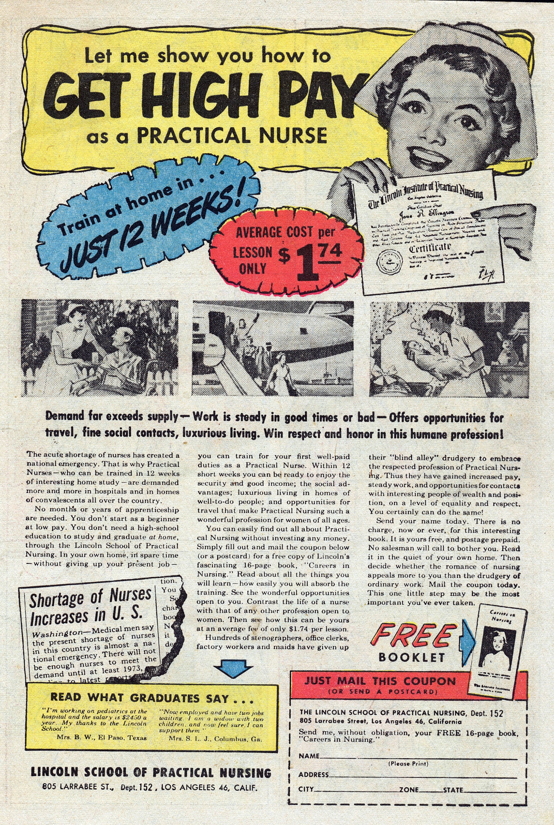 Read online Showgirls (1957) comic -  Issue #4 - 7