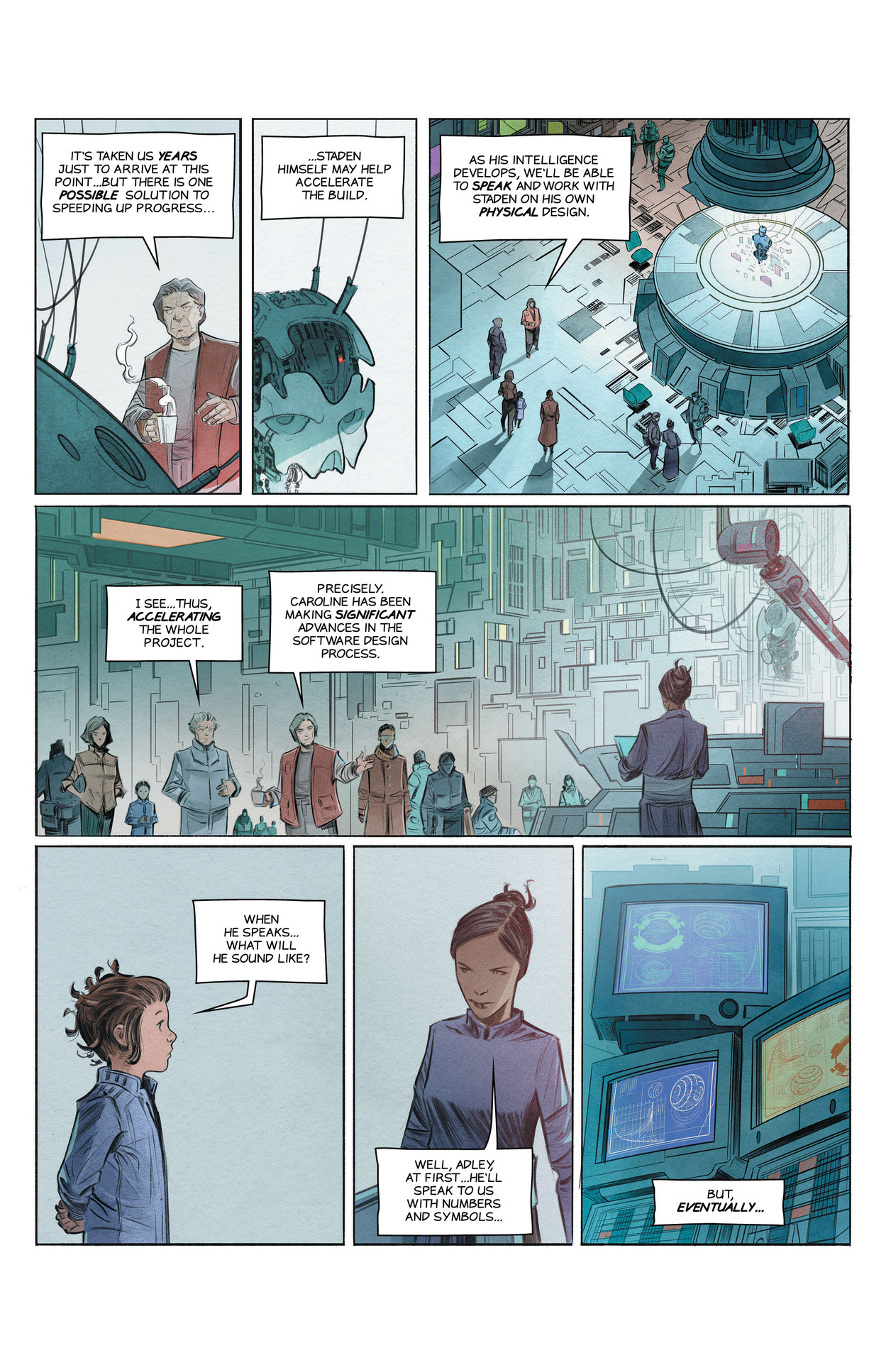 Read online Hexagon Bridge comic -  Issue #2 - 6