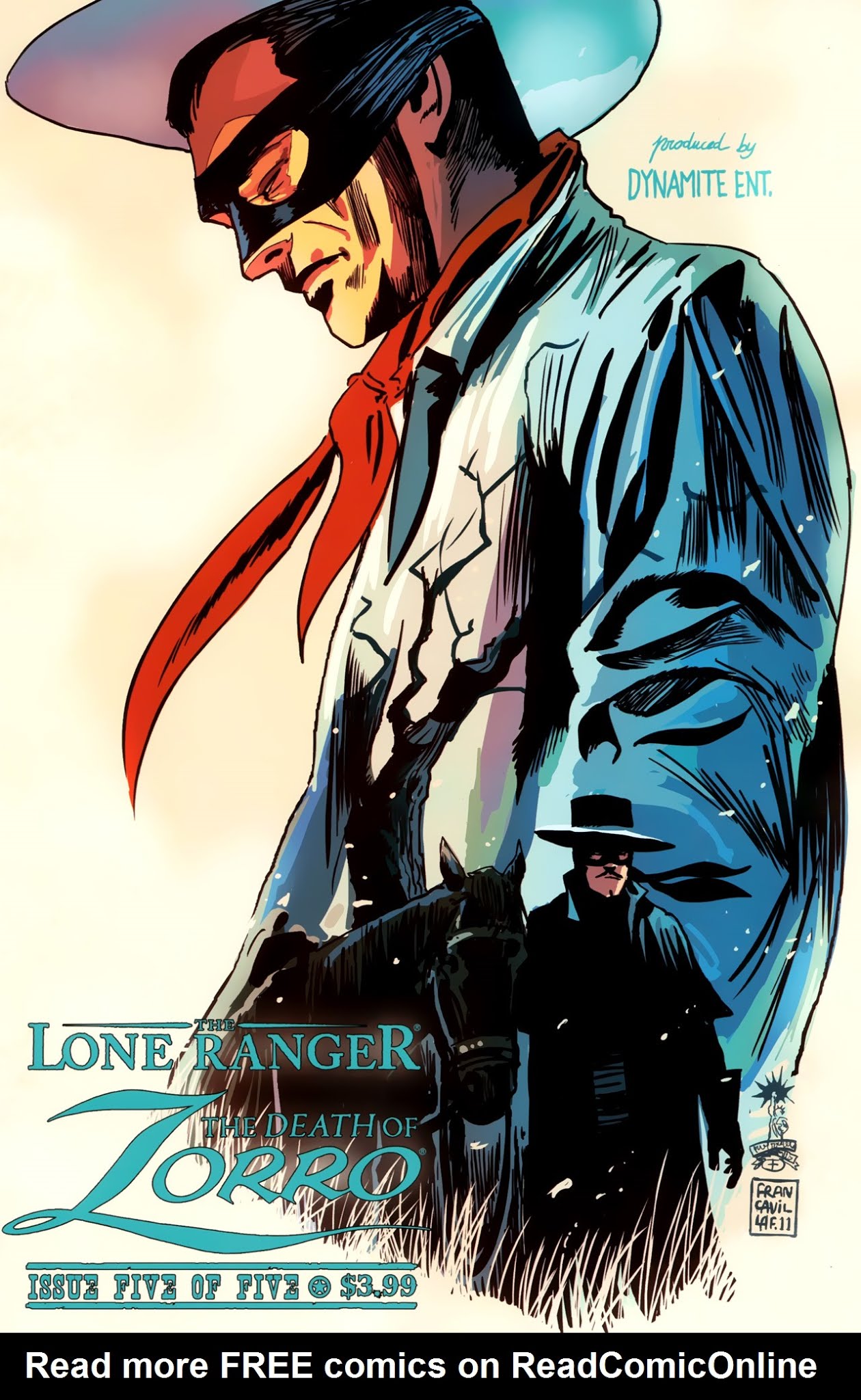 Read online The Lone Ranger & Zorro: The Death of Zorro comic -  Issue #5 - 1