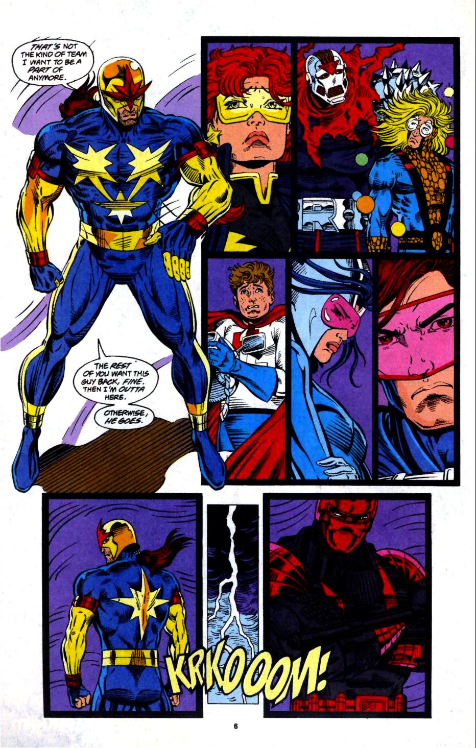 Read online The New Warriors comic -  Issue #57 - 6