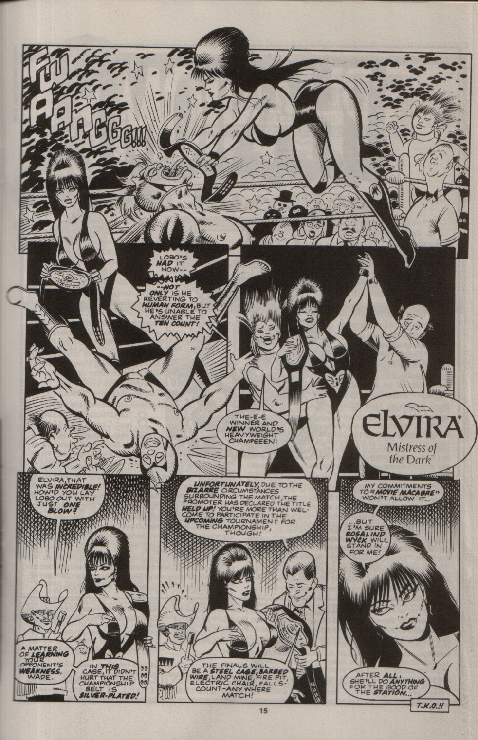 Read online Elvira, Mistress of the Dark comic -  Issue #21 - 16