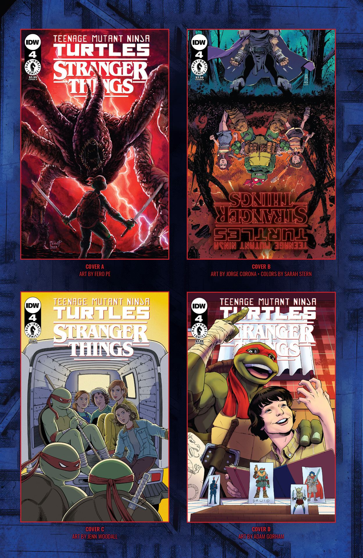 Read online Teenage Mutant Ninja Turtles x Stranger Things comic -  Issue #4 - 22