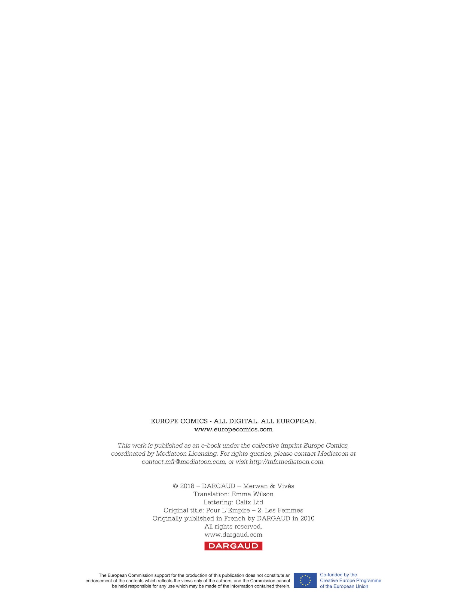 Read online For the Empire comic -  Issue #2 - 57