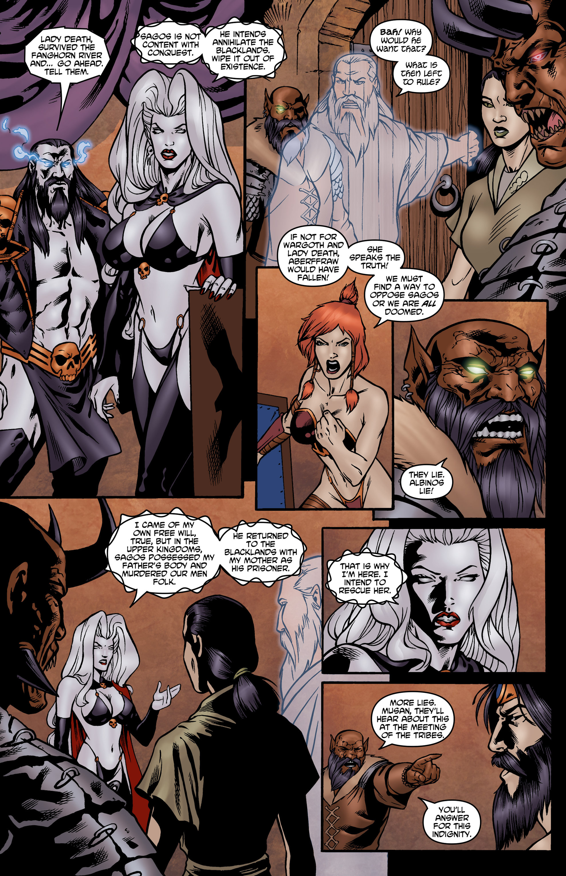 Read online Lady Death Origins comic -  Issue #8 - 10