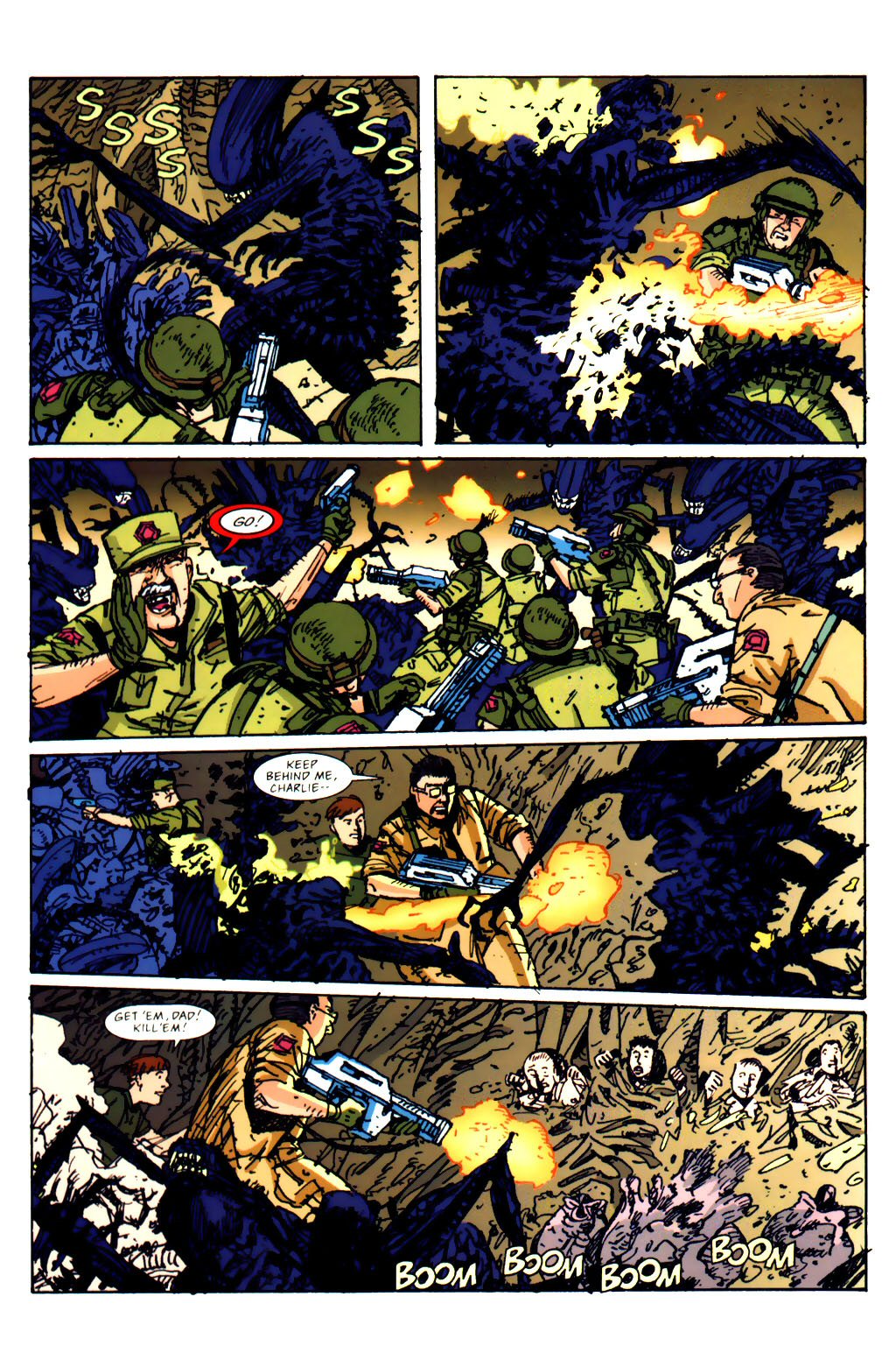 Read online Aliens: Survival comic -  Issue #3 - 4