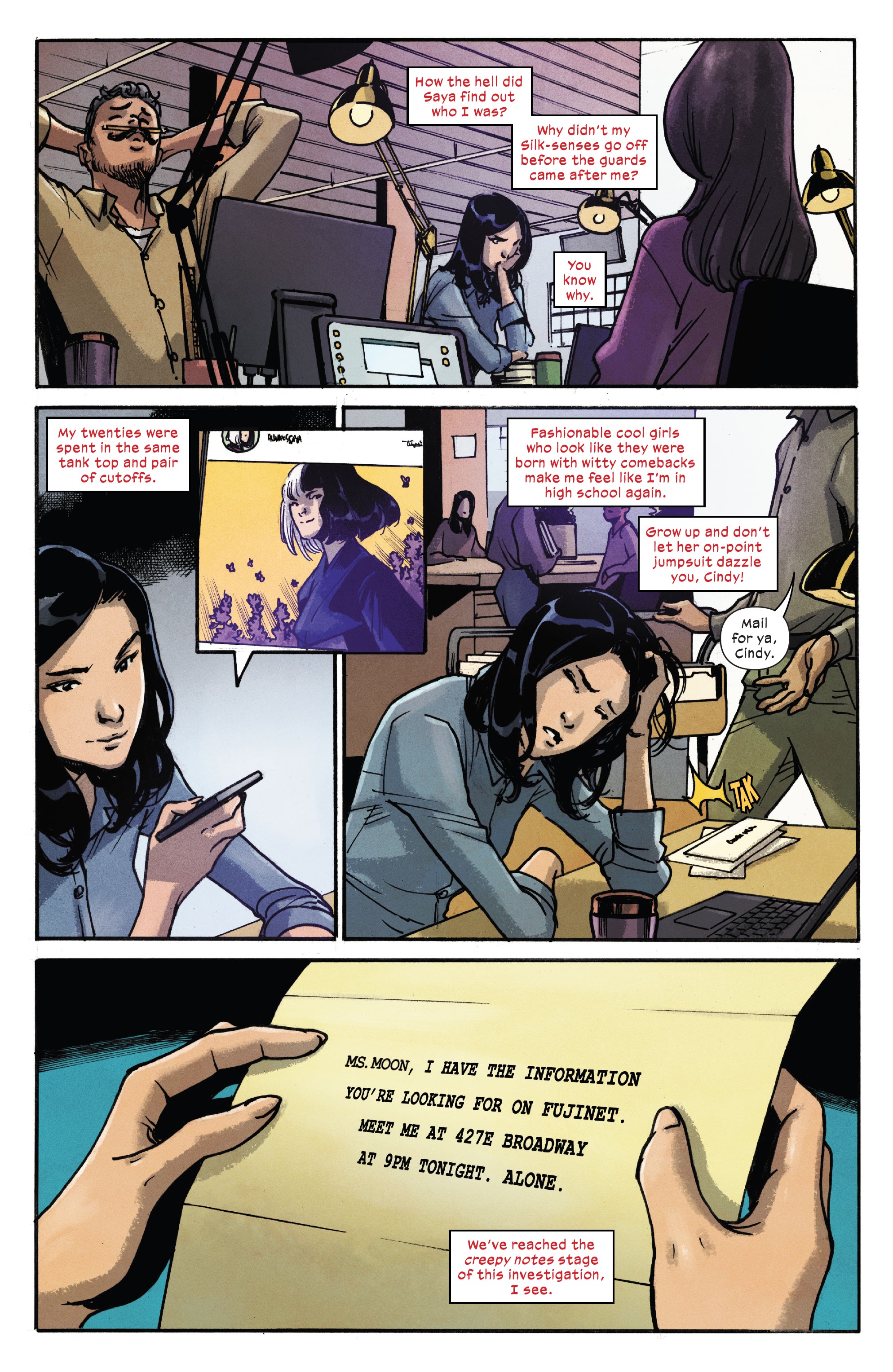 Read online Silk (2021) comic -  Issue #3 - 18