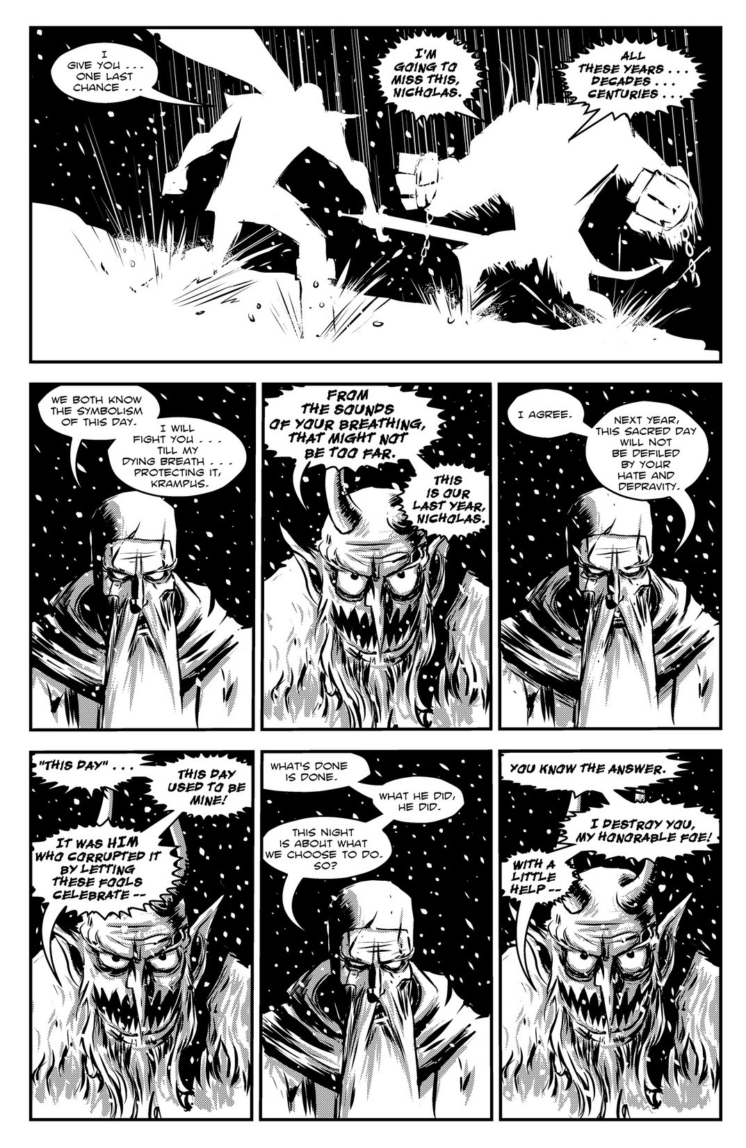 Read online 'Twas the Night Before Krampus comic -  Issue # Full - 30
