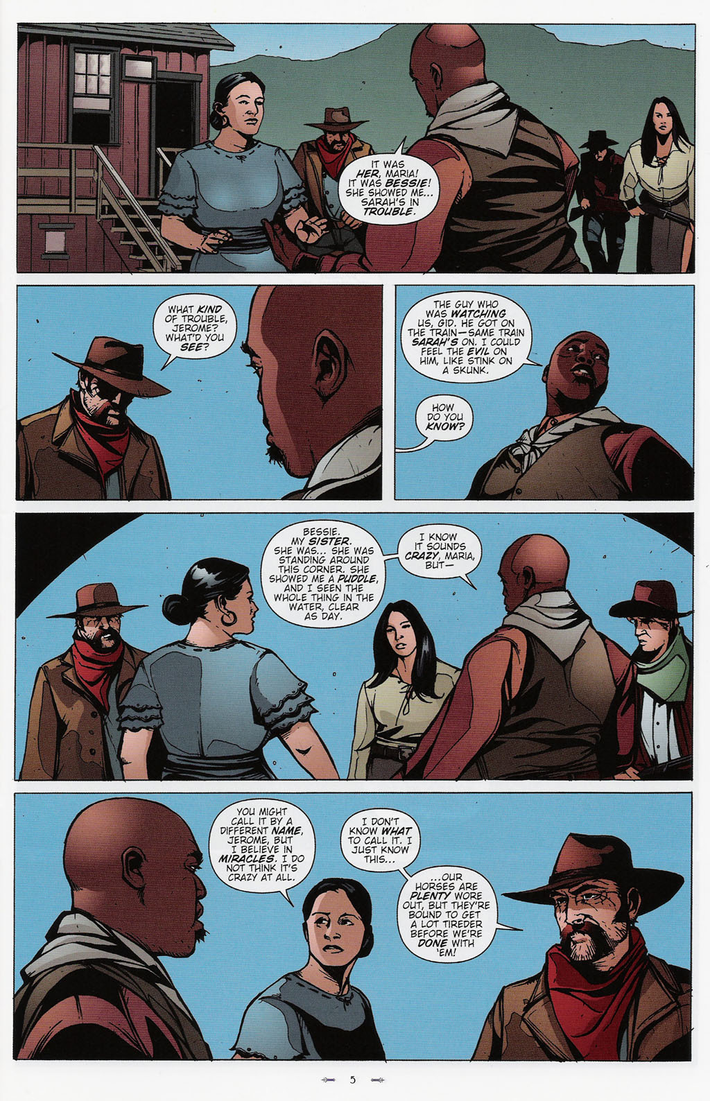 Read online Desperadoes: Banners of Gold comic -  Issue #5 - 7