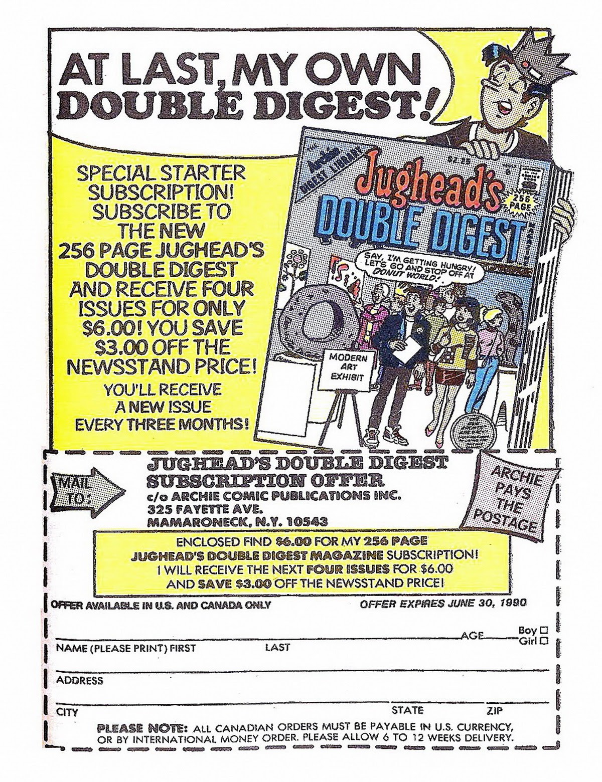 Read online Archie's Double Digest Magazine comic -  Issue #45 - 183