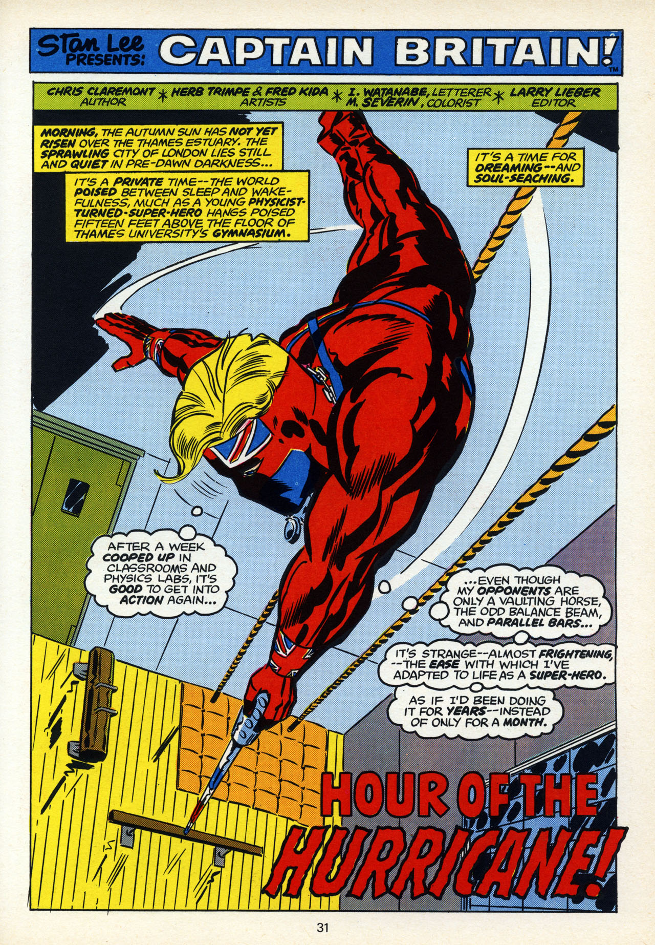 Read online Captain Britain (1976) comic -  Issue # _Annual - 30