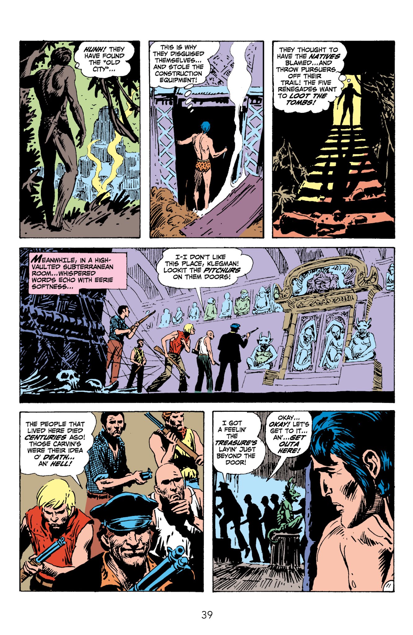 Read online Edgar Rice Burroughs' Tarzan The Joe Kubert Years comic -  Issue # TPB 2 (Part 1) - 41