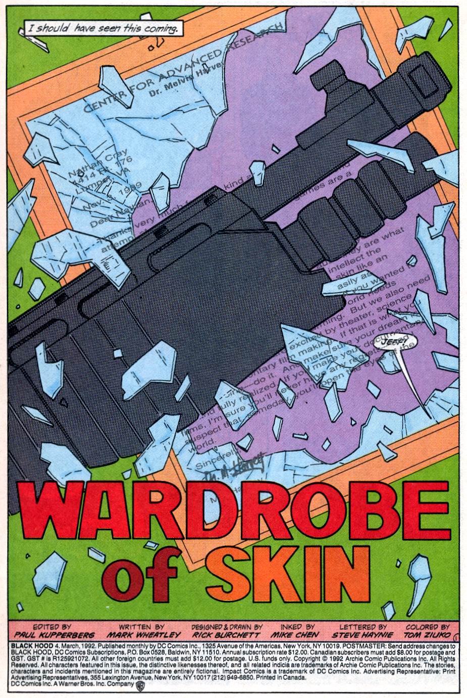 Read online The Black Hood (1991) comic -  Issue #4 - 2