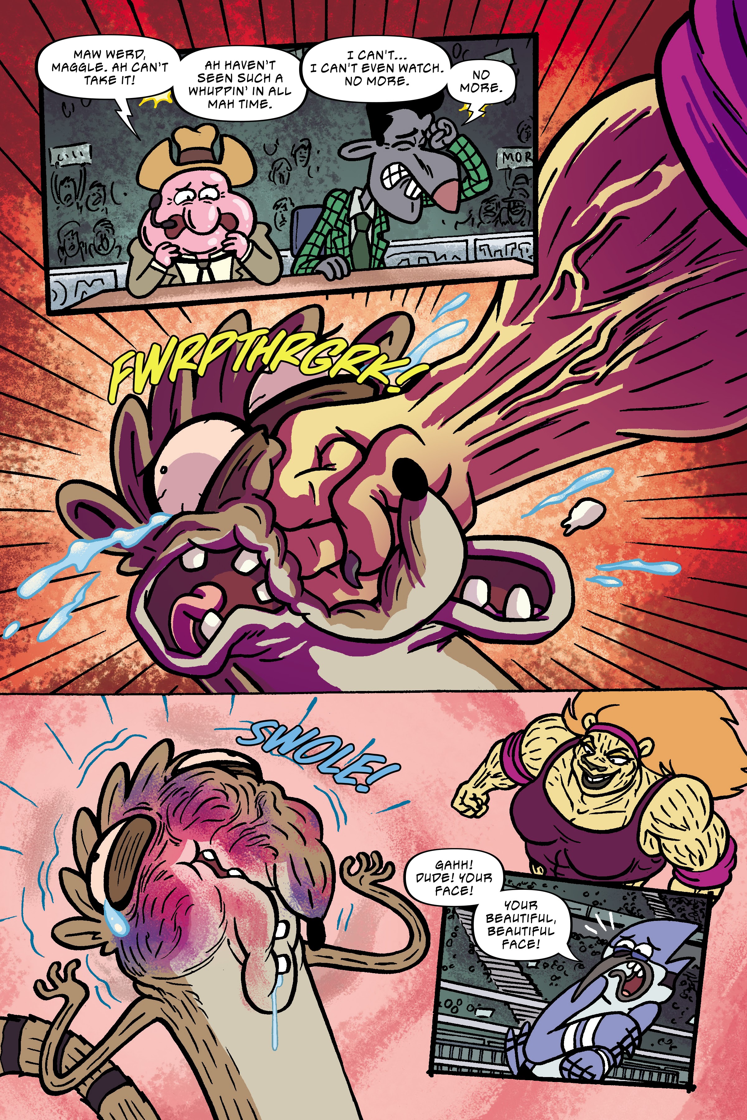 Read online Regular Show: Wrasslesplosion comic -  Issue # TPB - 92