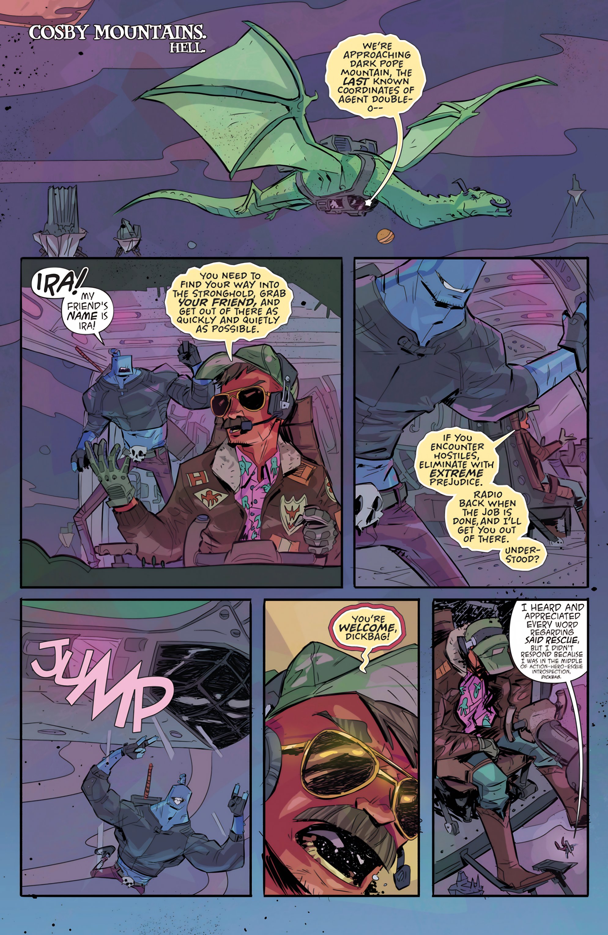 Read online Metalshark Bro: Assault On Hamzig Island comic -  Issue # TPB - 18