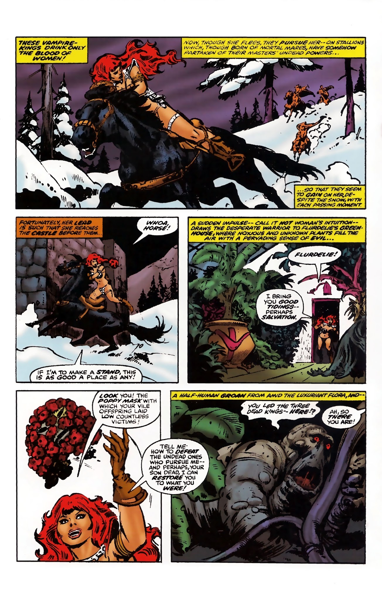 Read online The Adventures of Red Sonja comic -  Issue # TPB 3 - 140