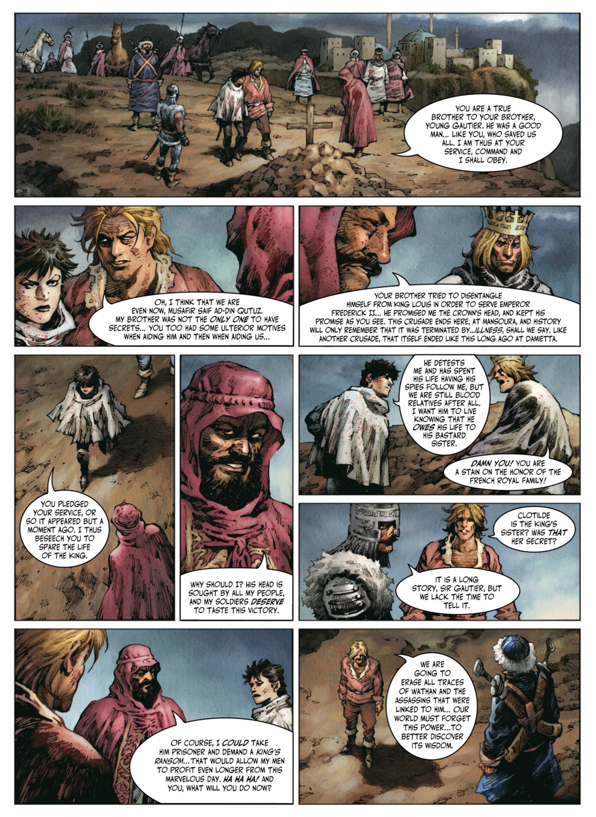 Read online Crusades comic -  Issue #3 - 62
