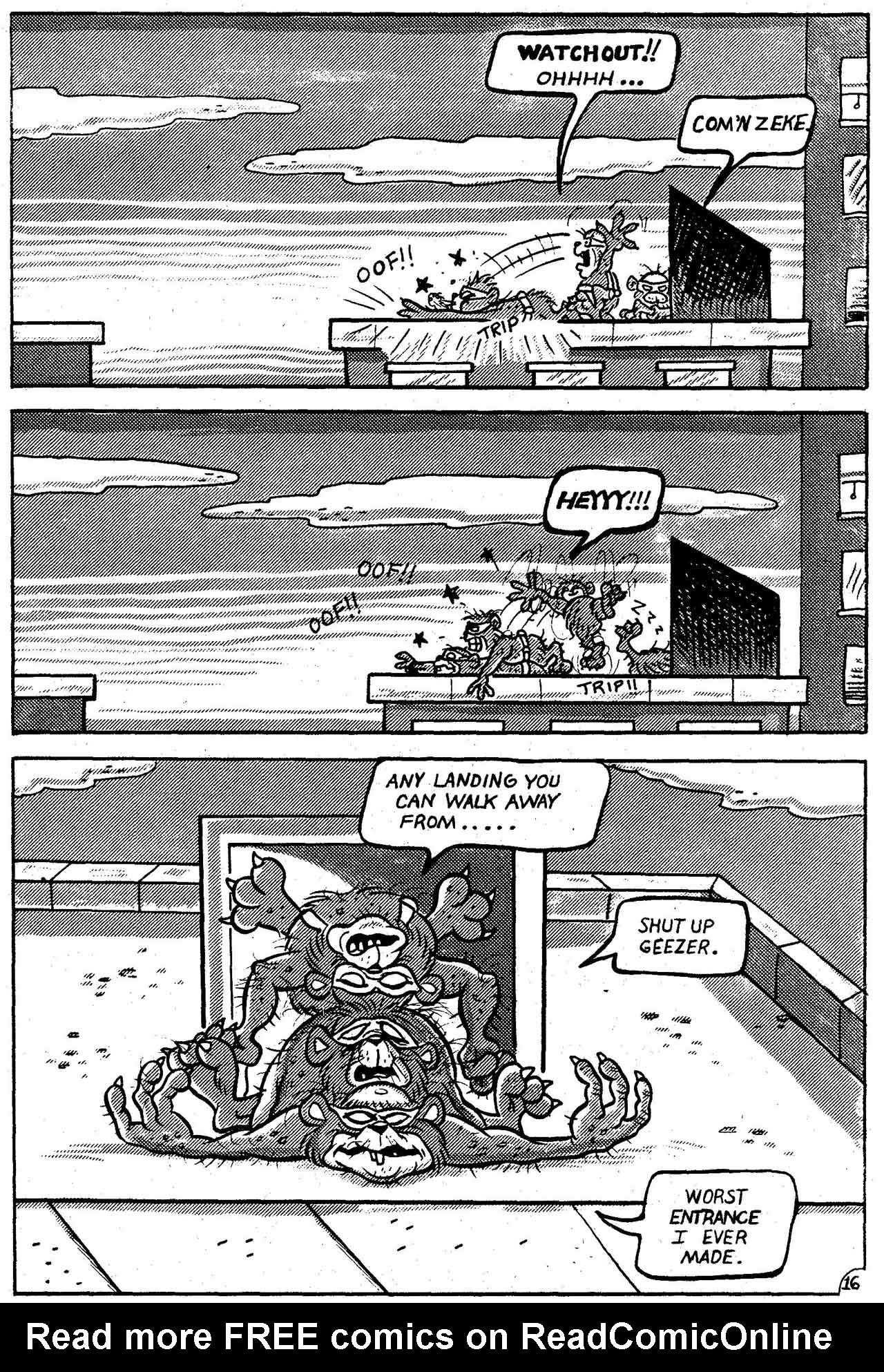 Read online Geriatric Gangrene Jujitsu Gerbils comic -  Issue #1 - 19