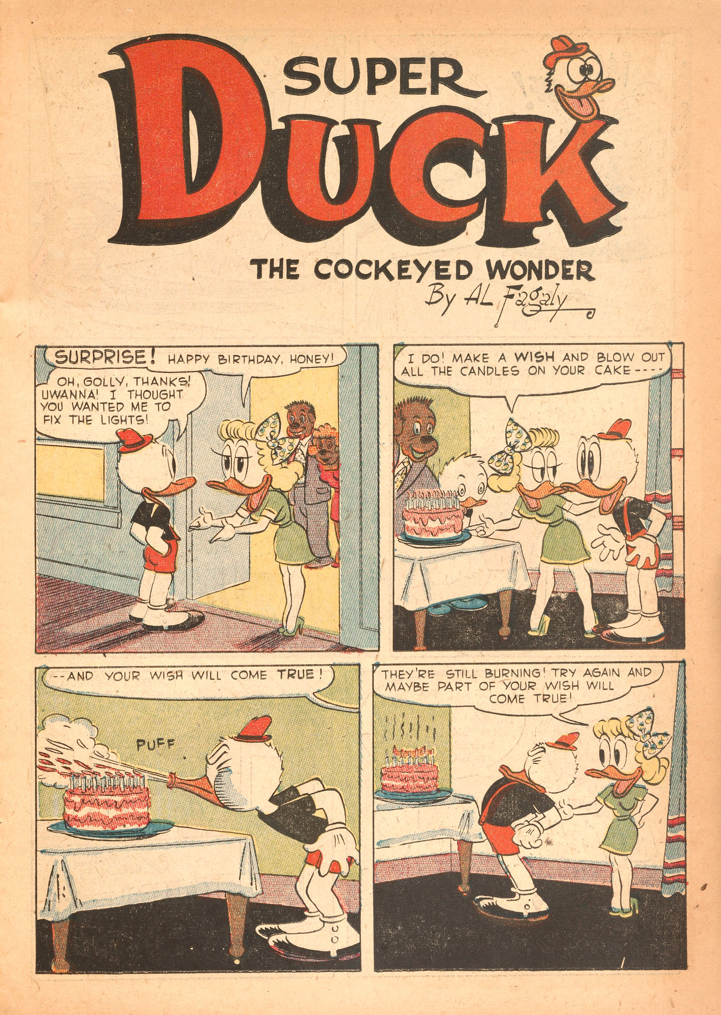 Read online Super Duck Comics comic -  Issue #20 - 21