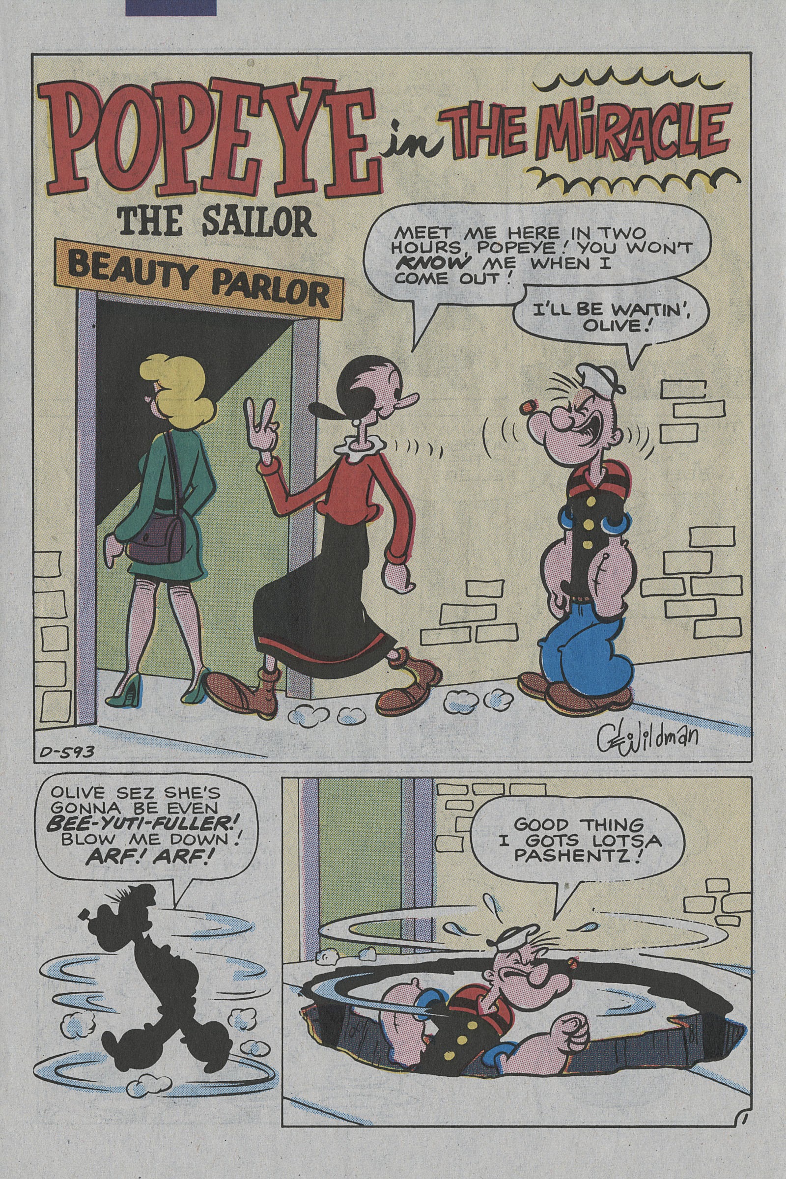 Read online Popeye (1993) comic -  Issue #5 - 21