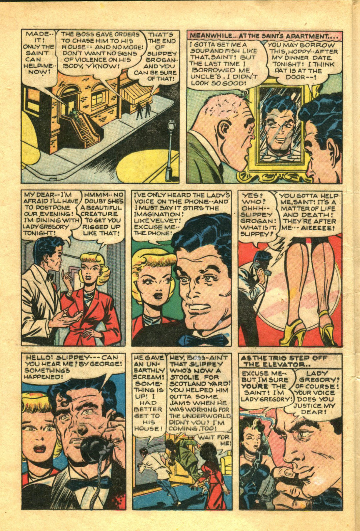 Read online The Saint (1947) comic -  Issue #7 - 12