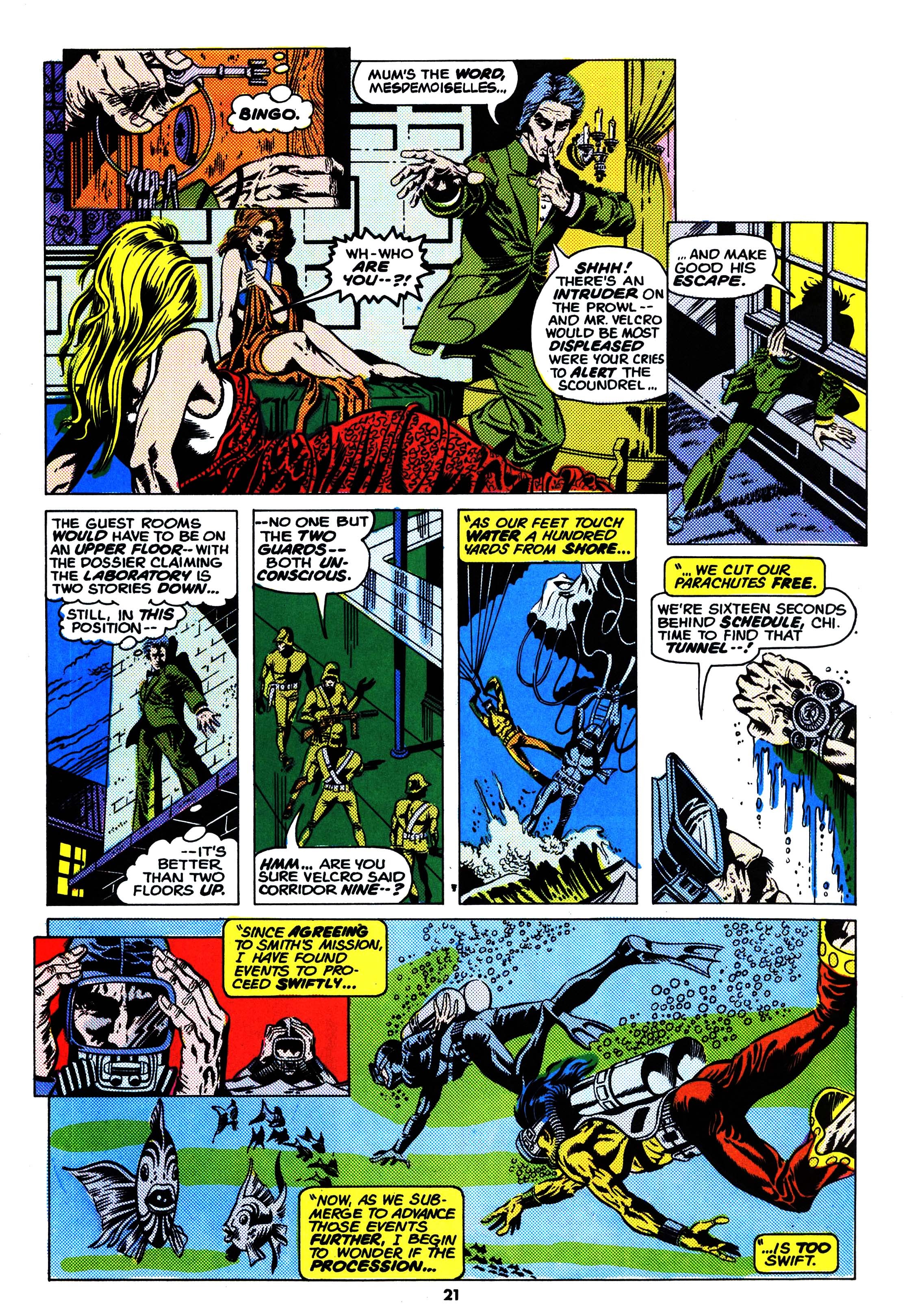 Read online Action Force comic -  Issue #19 - 21