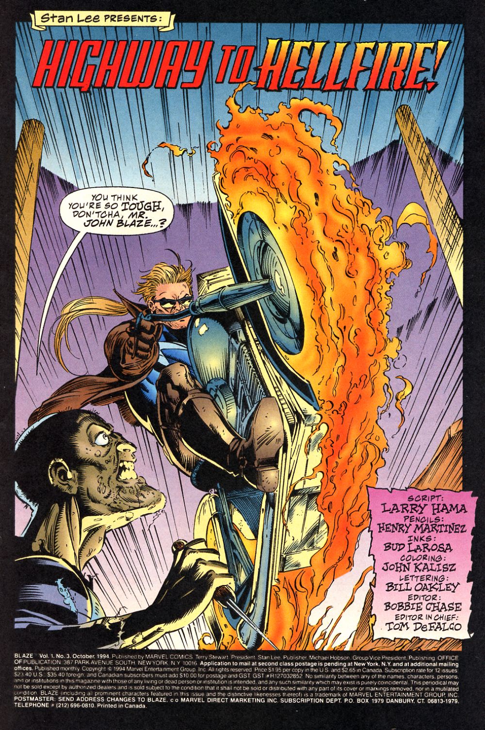 Read online Blaze comic -  Issue #3 - 2