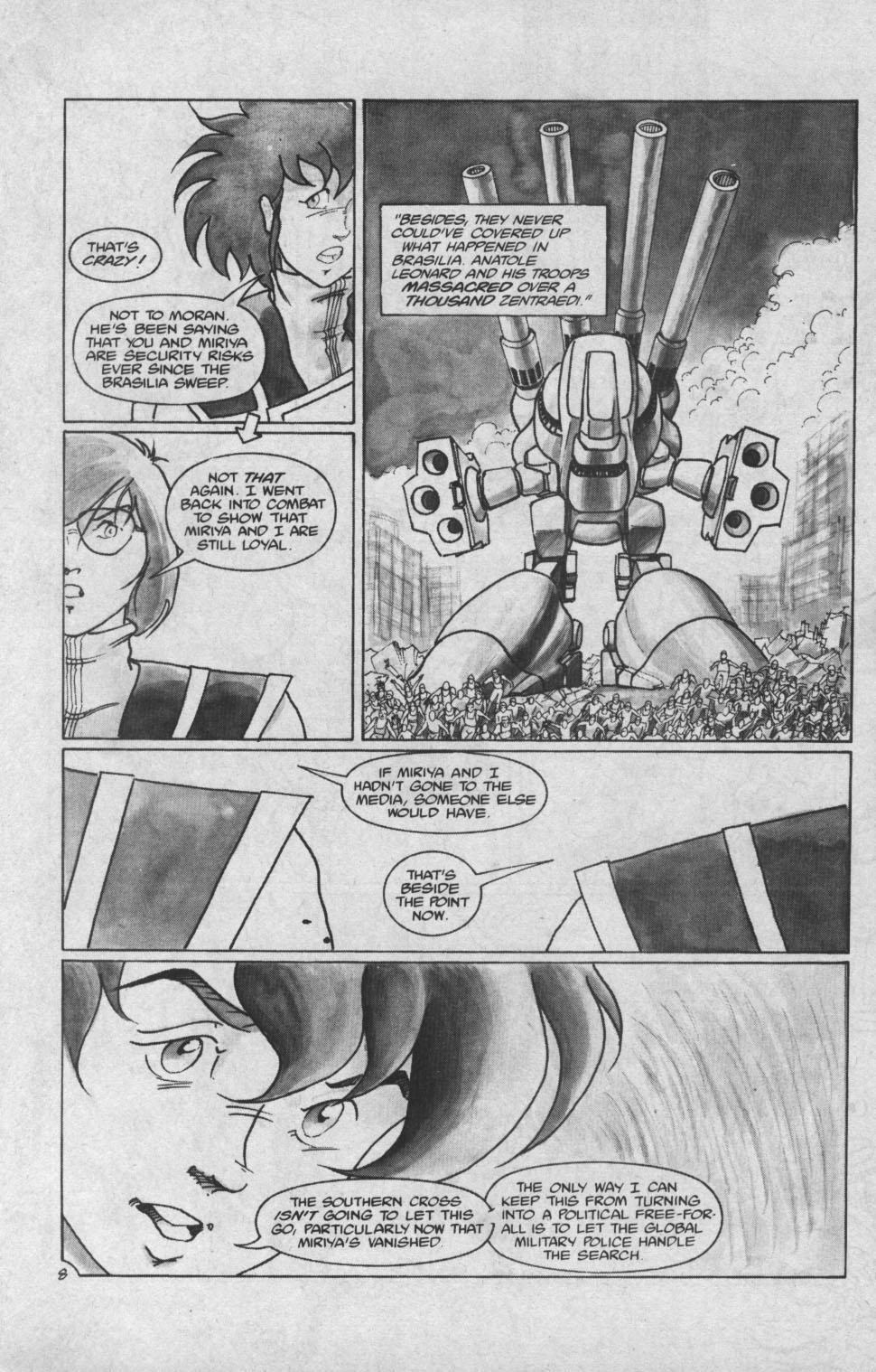 Read online Robotech II: The Sentinels - The Malcontent Uprisings comic -  Issue #2 - 9