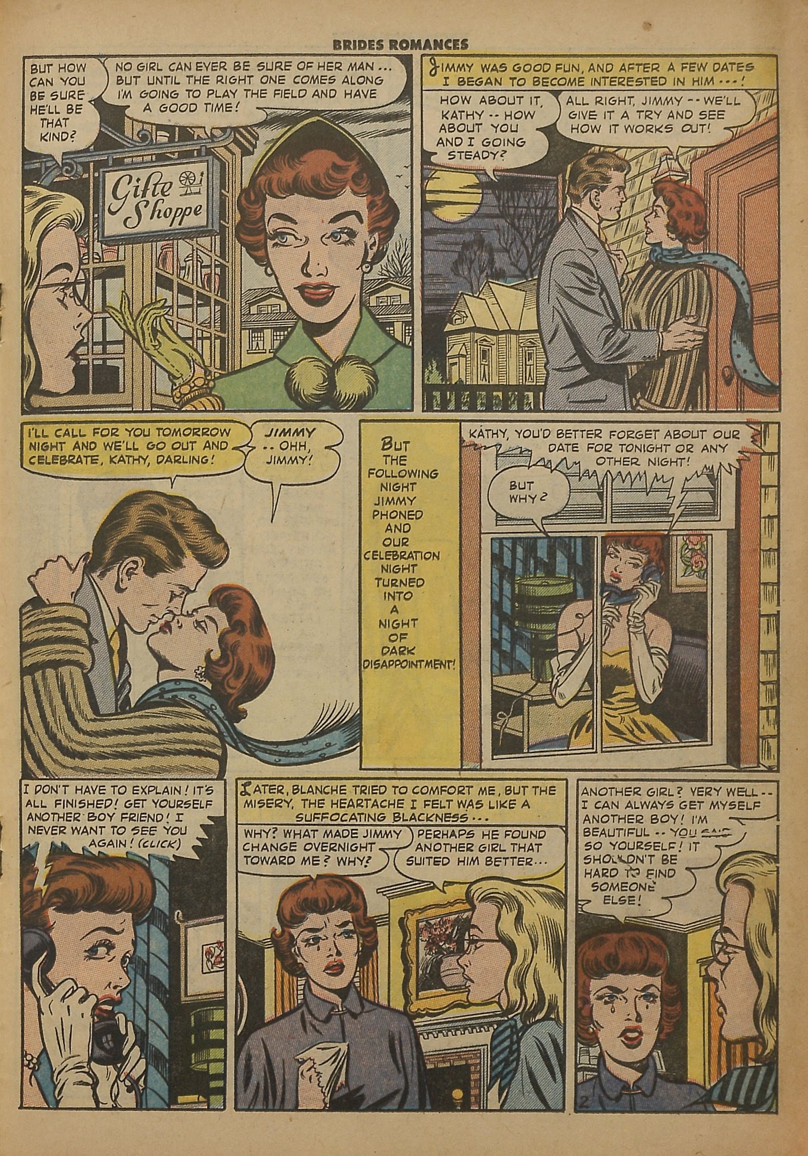 Read online Brides Romances comic -  Issue #1 - 19