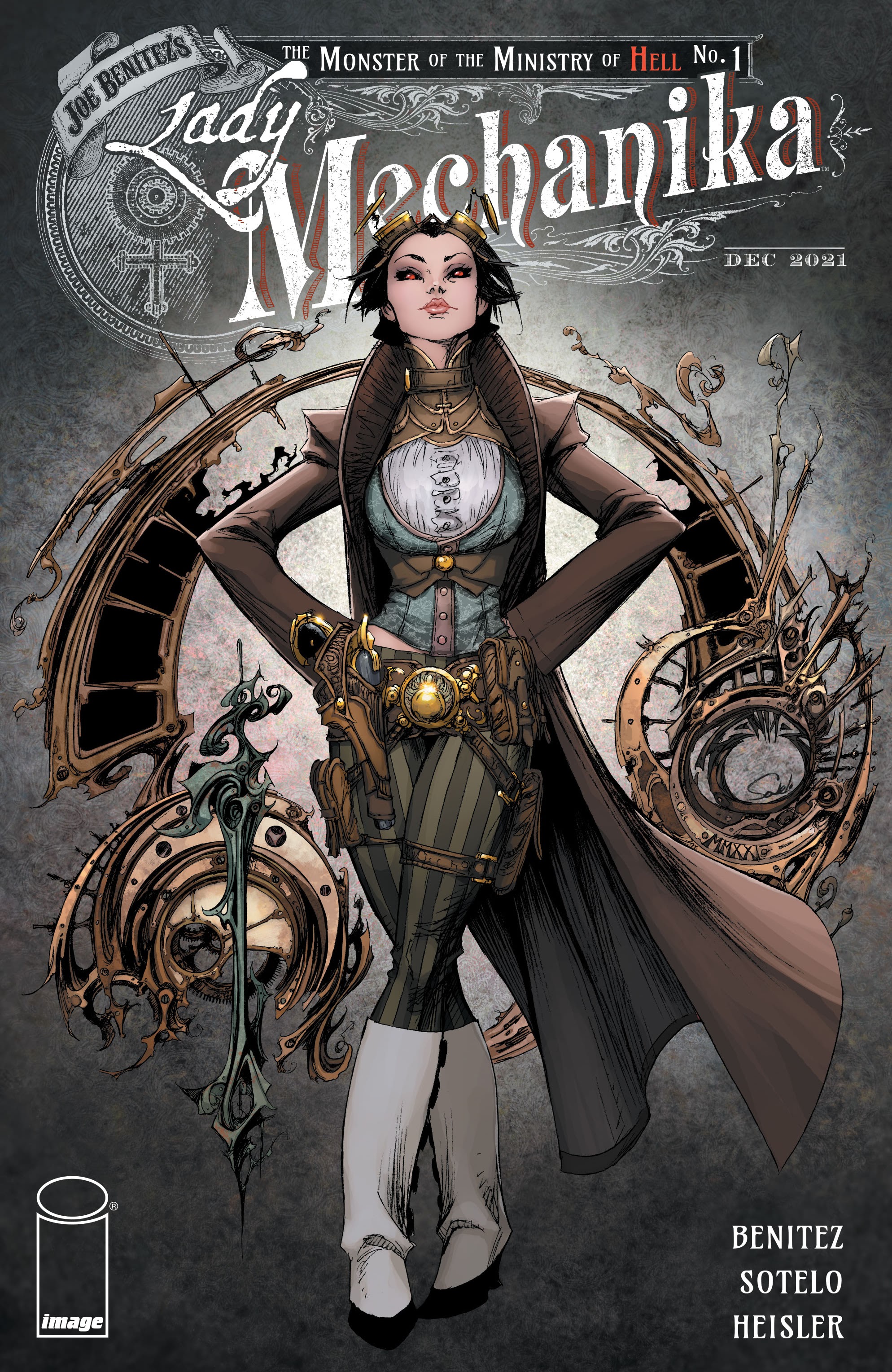 Read online Lady Mechanika: The Monster of The Ministry of Hell comic -  Issue #1 - 1