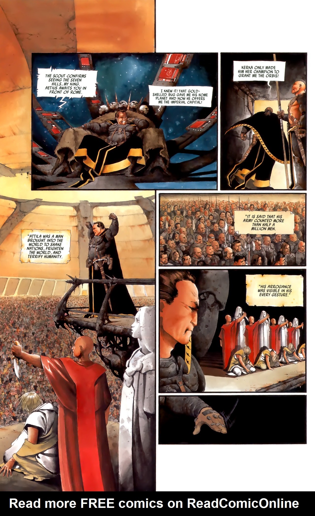 Read online Scourge Of The Gods: The Fall comic -  Issue #1 - 13