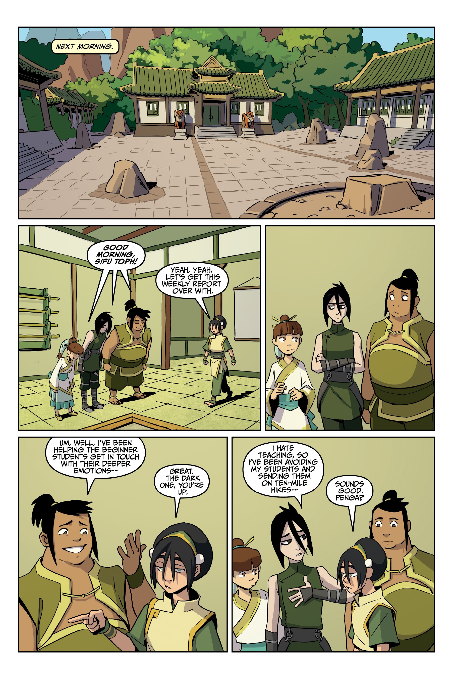 Read online Nickelodeon Avatar: The Last Airbender - Toph Beifong's Metalbending Academy comic -  Issue # TPB - 25