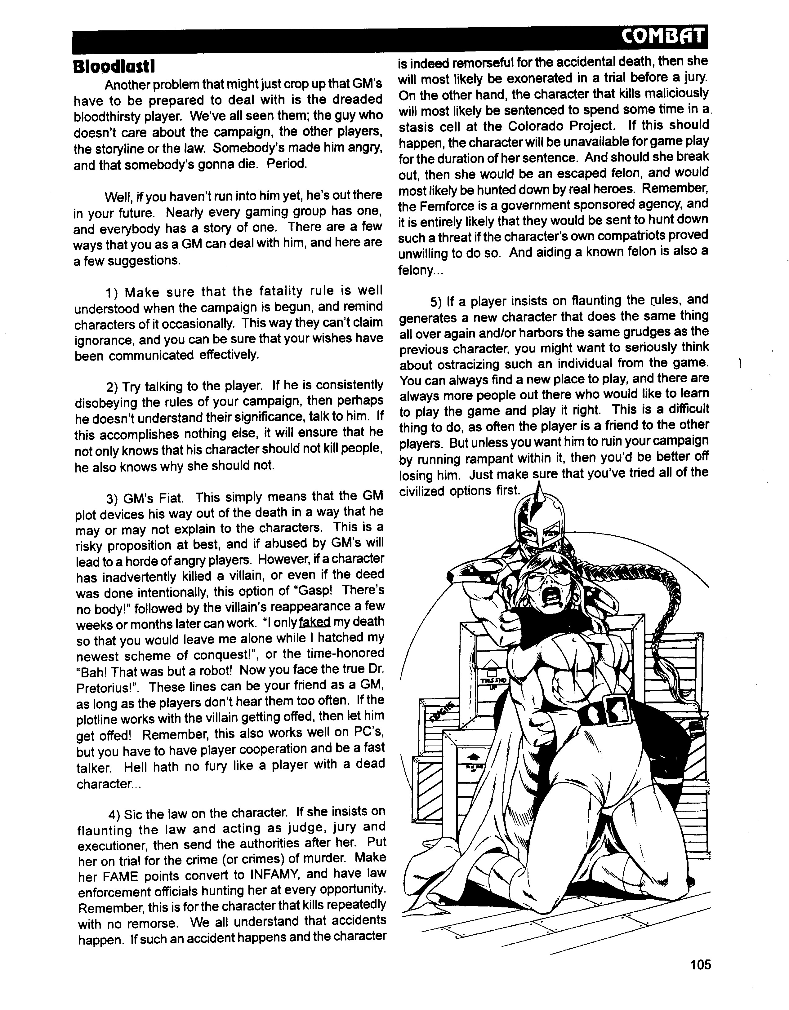 Read online Superbabes: The Femforce Role-Playing Game comic -  Issue # TPB - 107