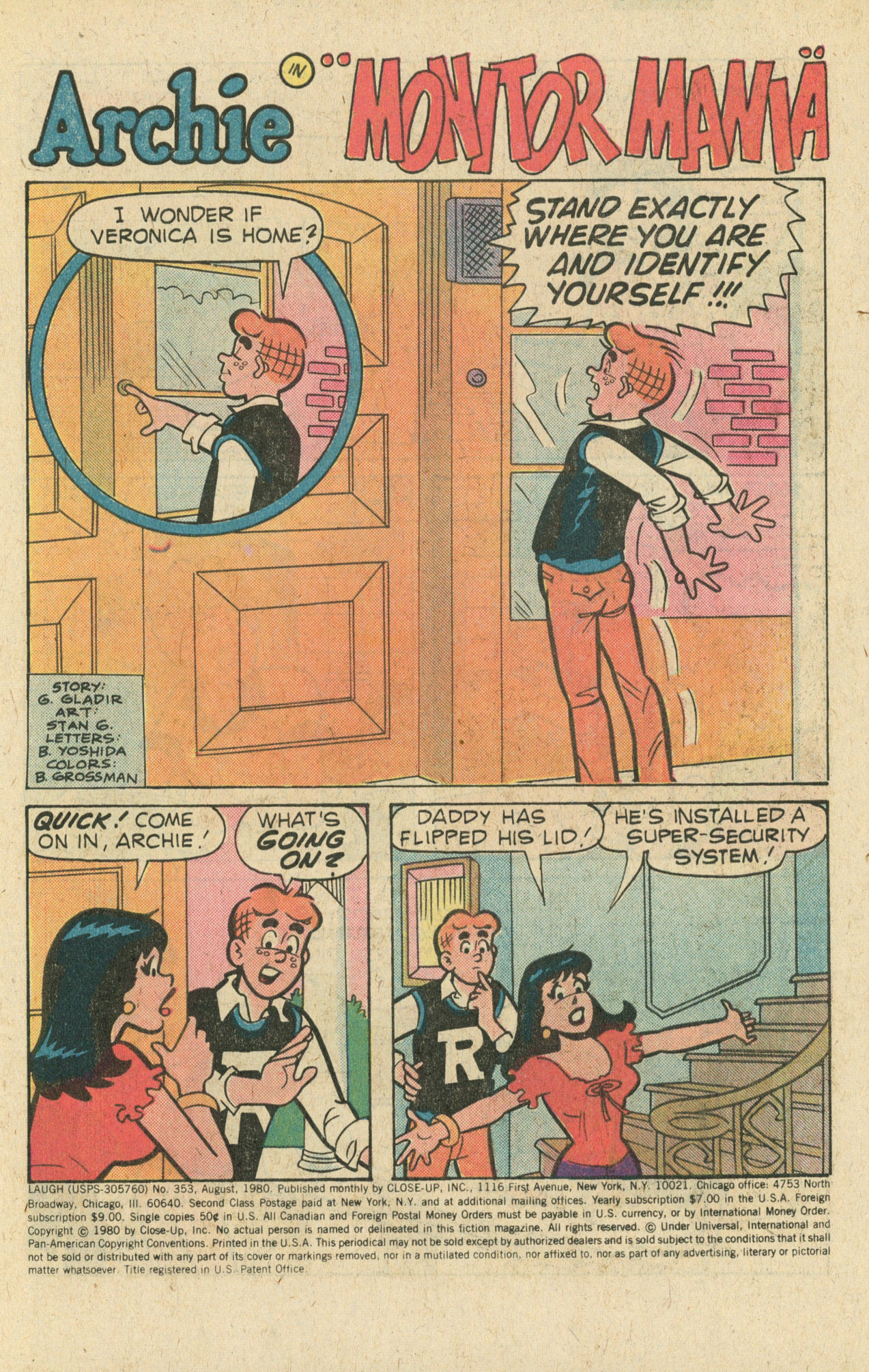 Read online Laugh (Comics) comic -  Issue #353 - 3