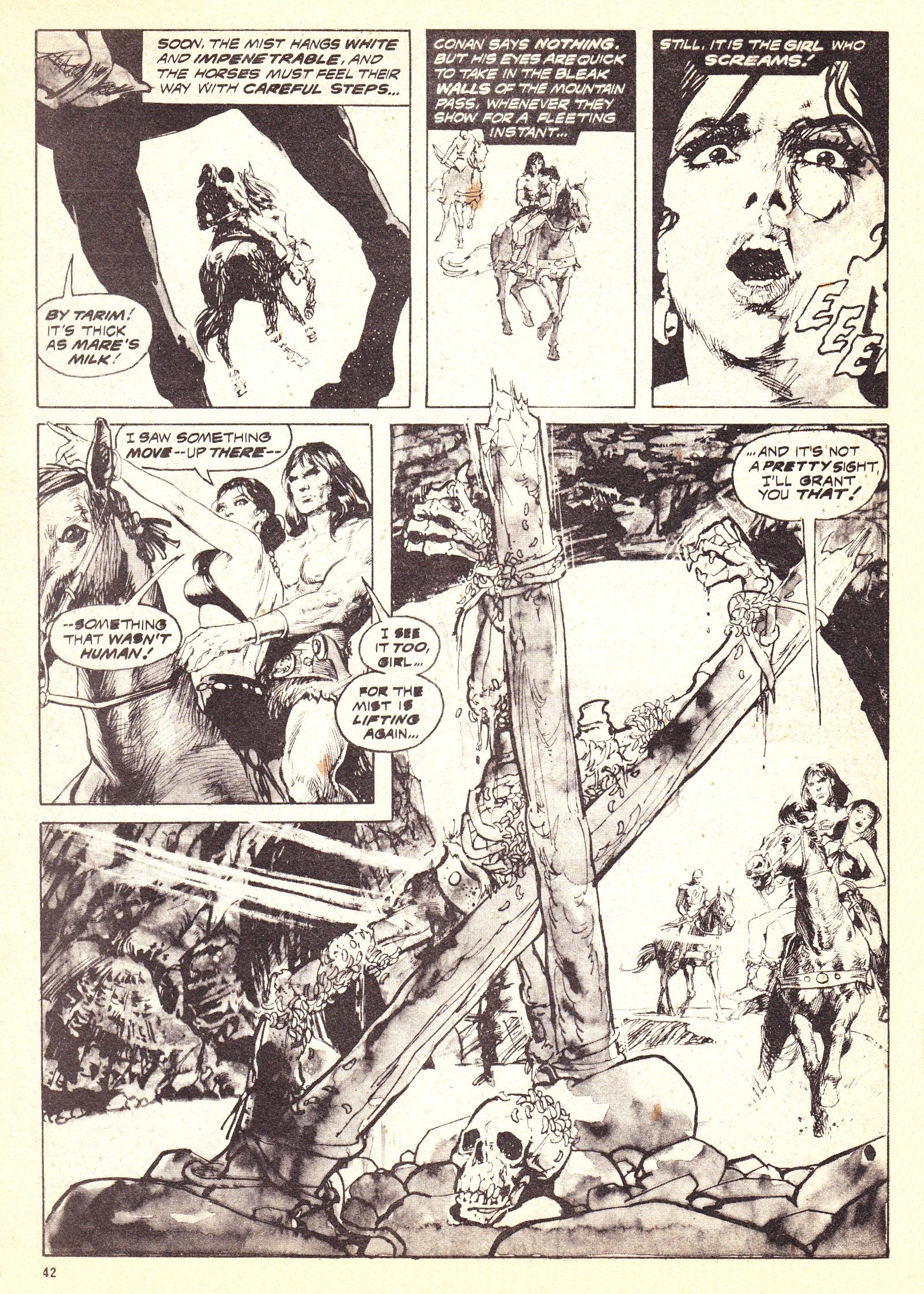 Read online The Savage Sword of Conan (1975) comic -  Issue #7 - 42