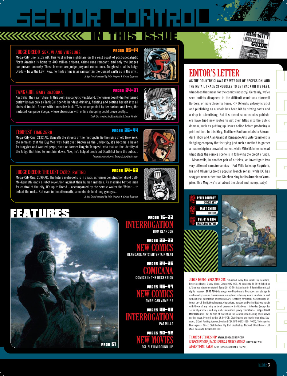 Read online Judge Dredd Megazine (Vol. 5) comic -  Issue #295 - 3