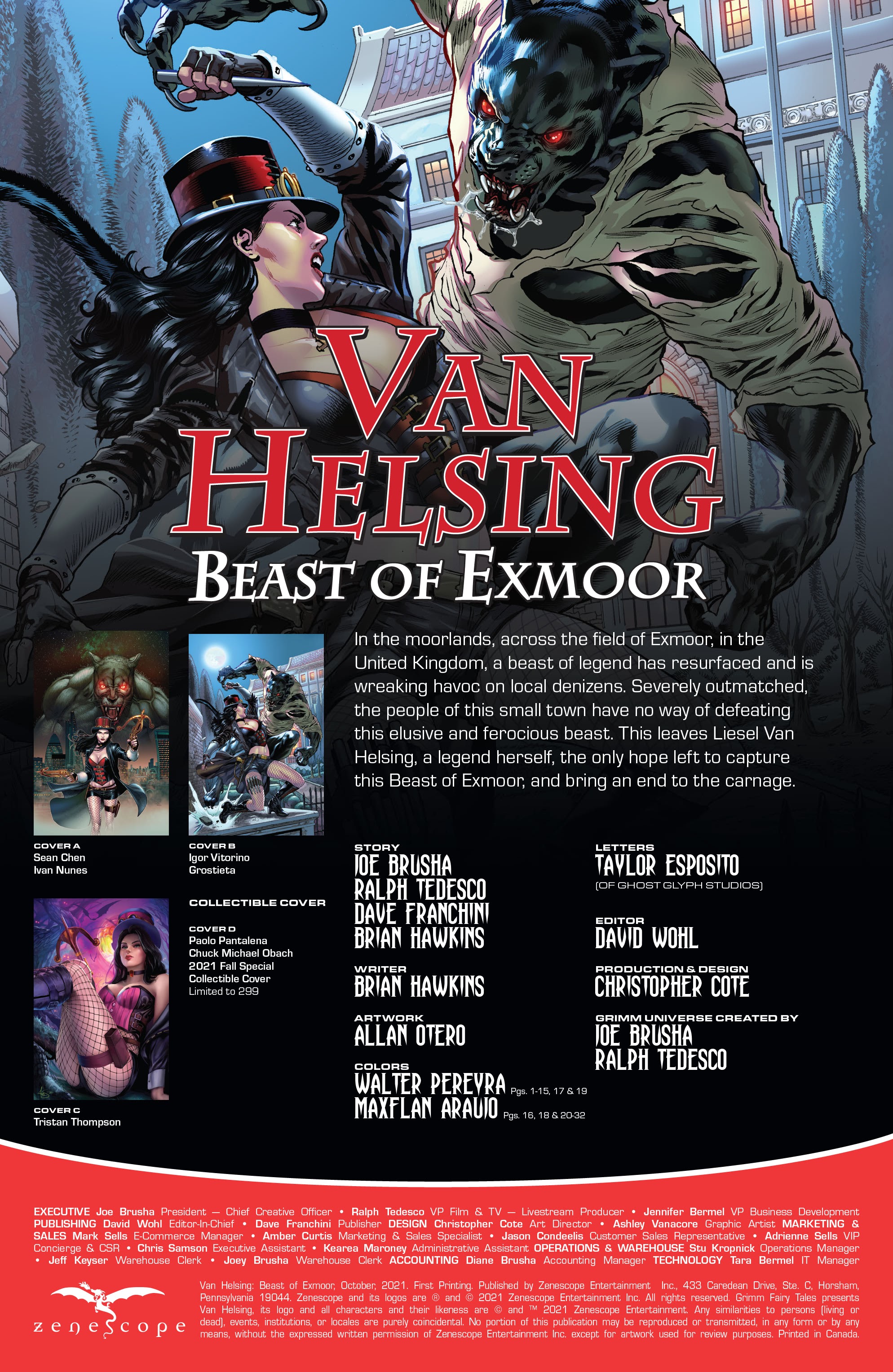 Read online Van Helsing: Beast of Exmoor comic -  Issue # Full - 2
