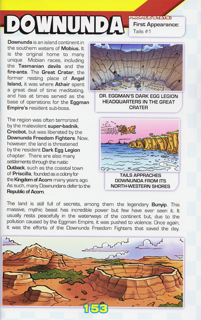 Read online Sonic the Hedgehog: The Complete Sonic Comic Encyclopedia comic -  Issue # TPB - 155