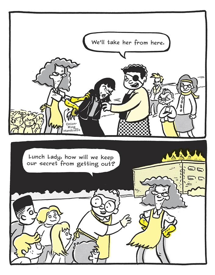 Read online Lunch Lady and the Schoolwide Scuffle comic -  Issue # TPB - 82