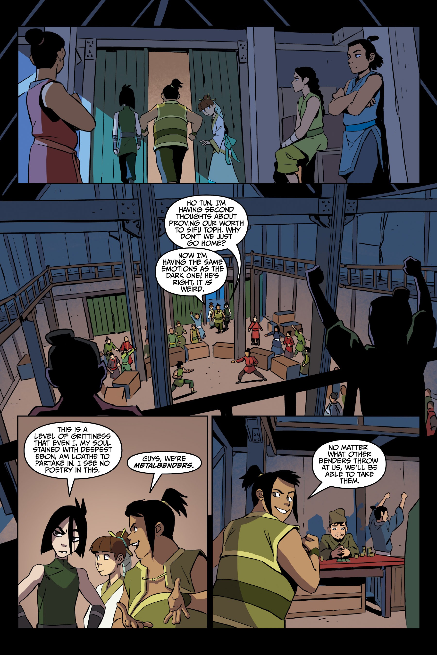 Read online Nickelodeon Avatar: The Last Airbender - Toph Beifong's Metalbending Academy comic -  Issue # TPB - 45