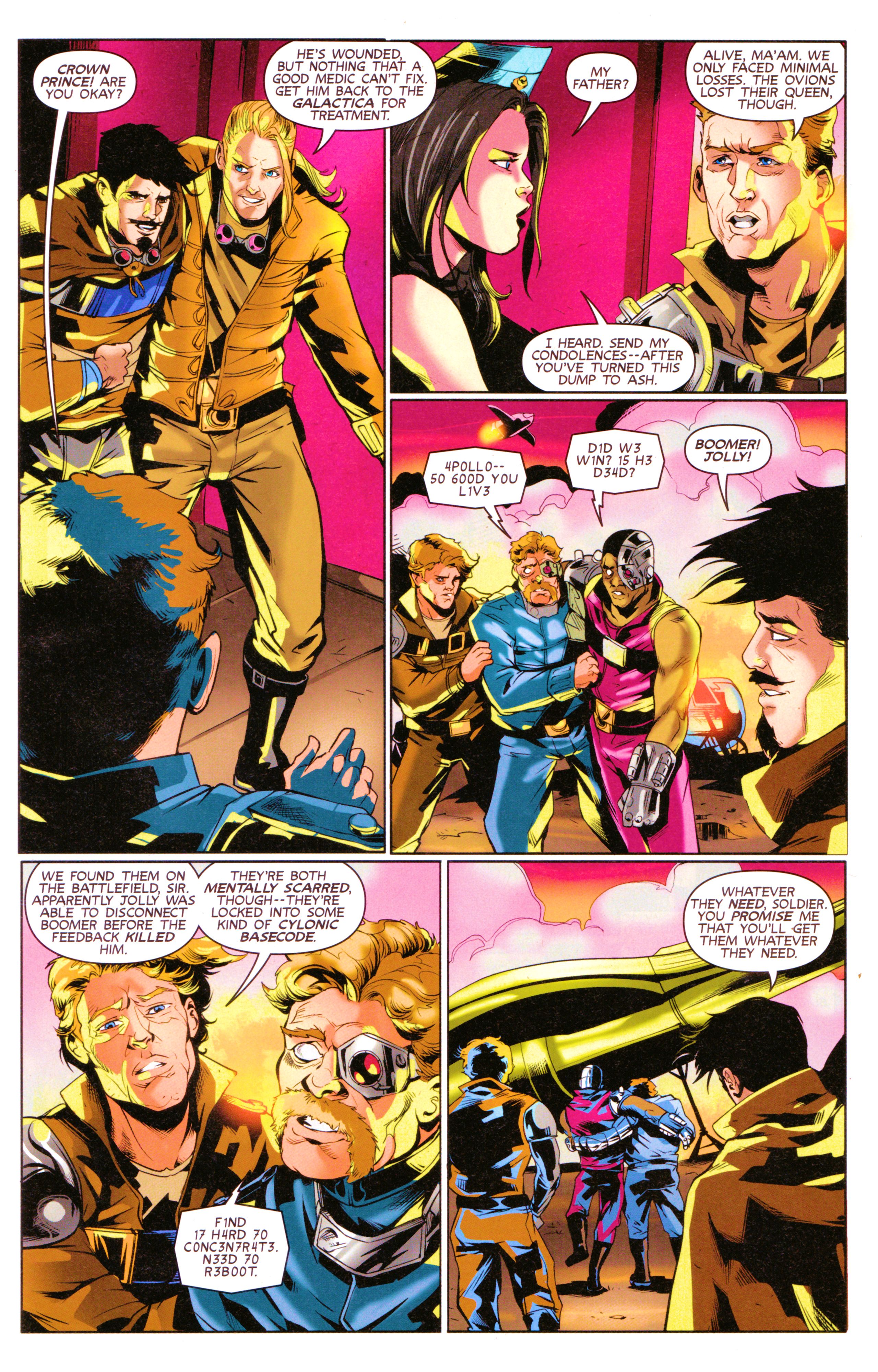 Read online Steampunk Battlestar Galactica 1880 comic -  Issue #4 - 22