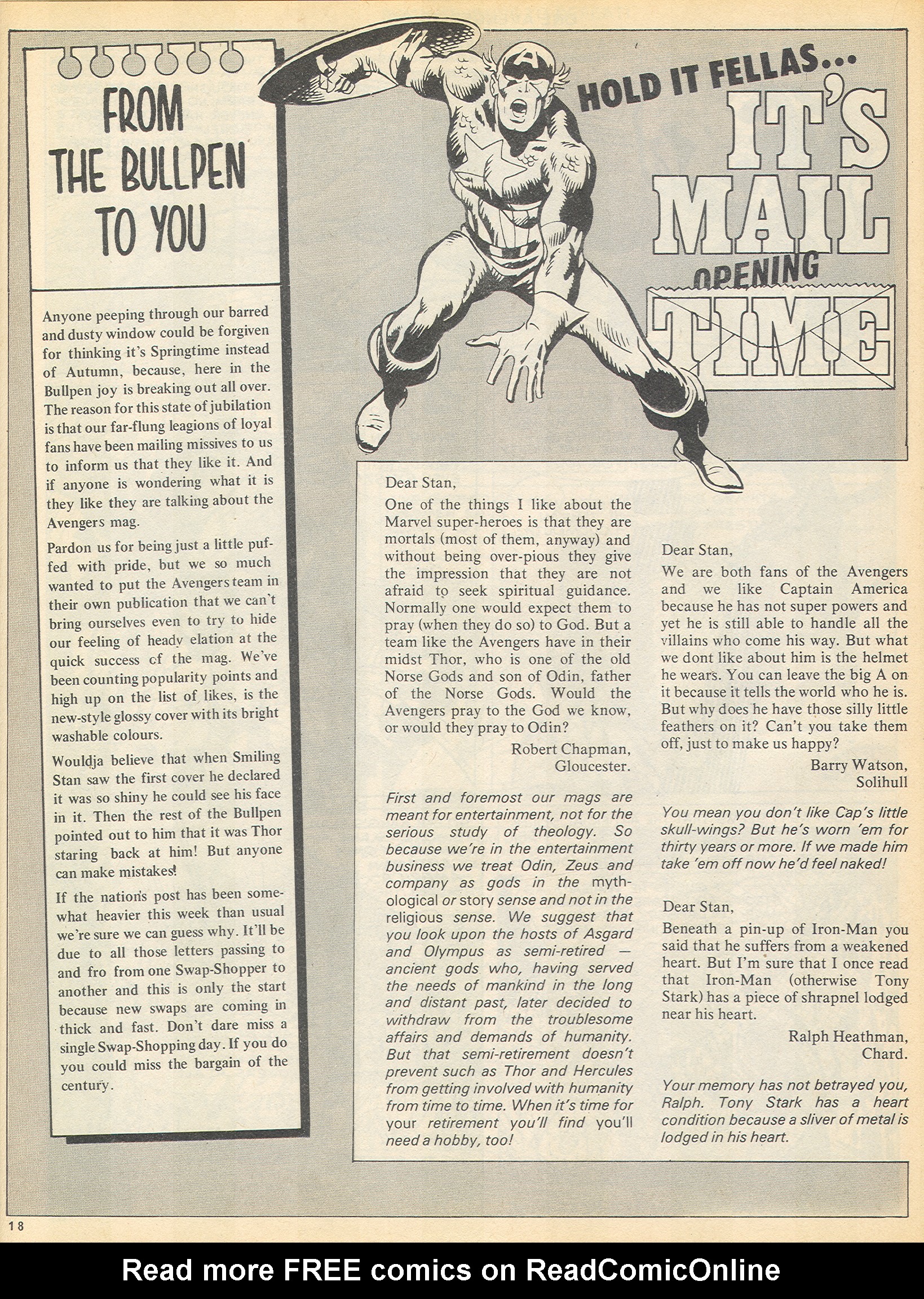 Read online The Avengers (1973) comic -  Issue #8 - 18