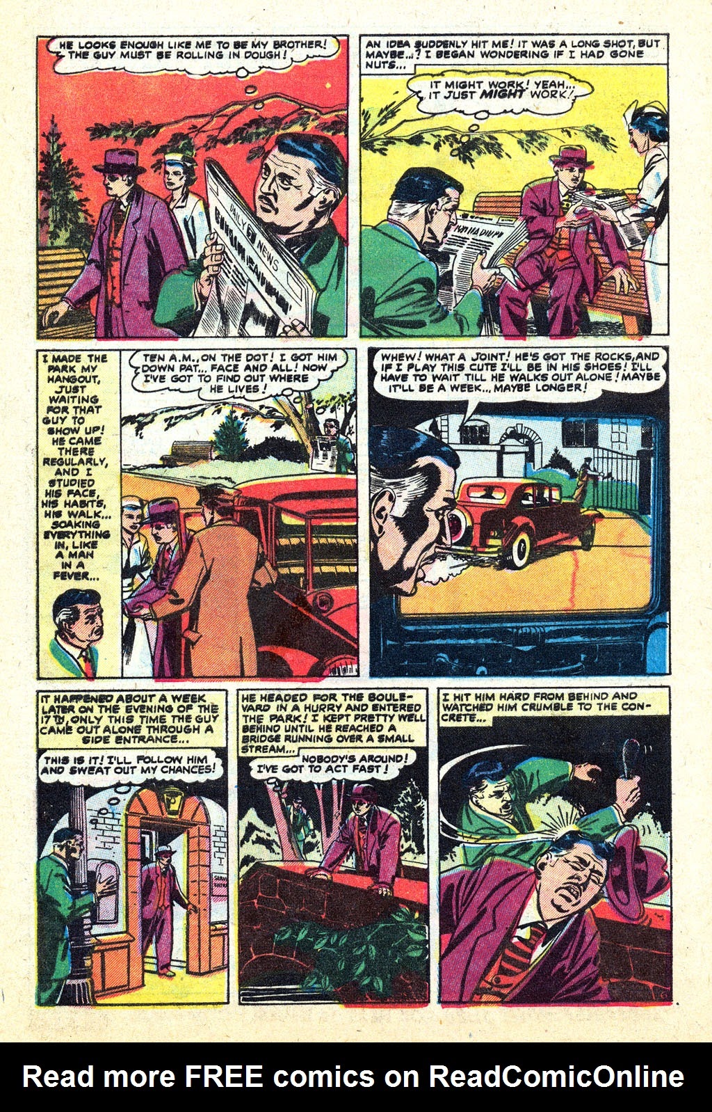 Read online Crime Cases Comics (1951) comic -  Issue #7 - 8