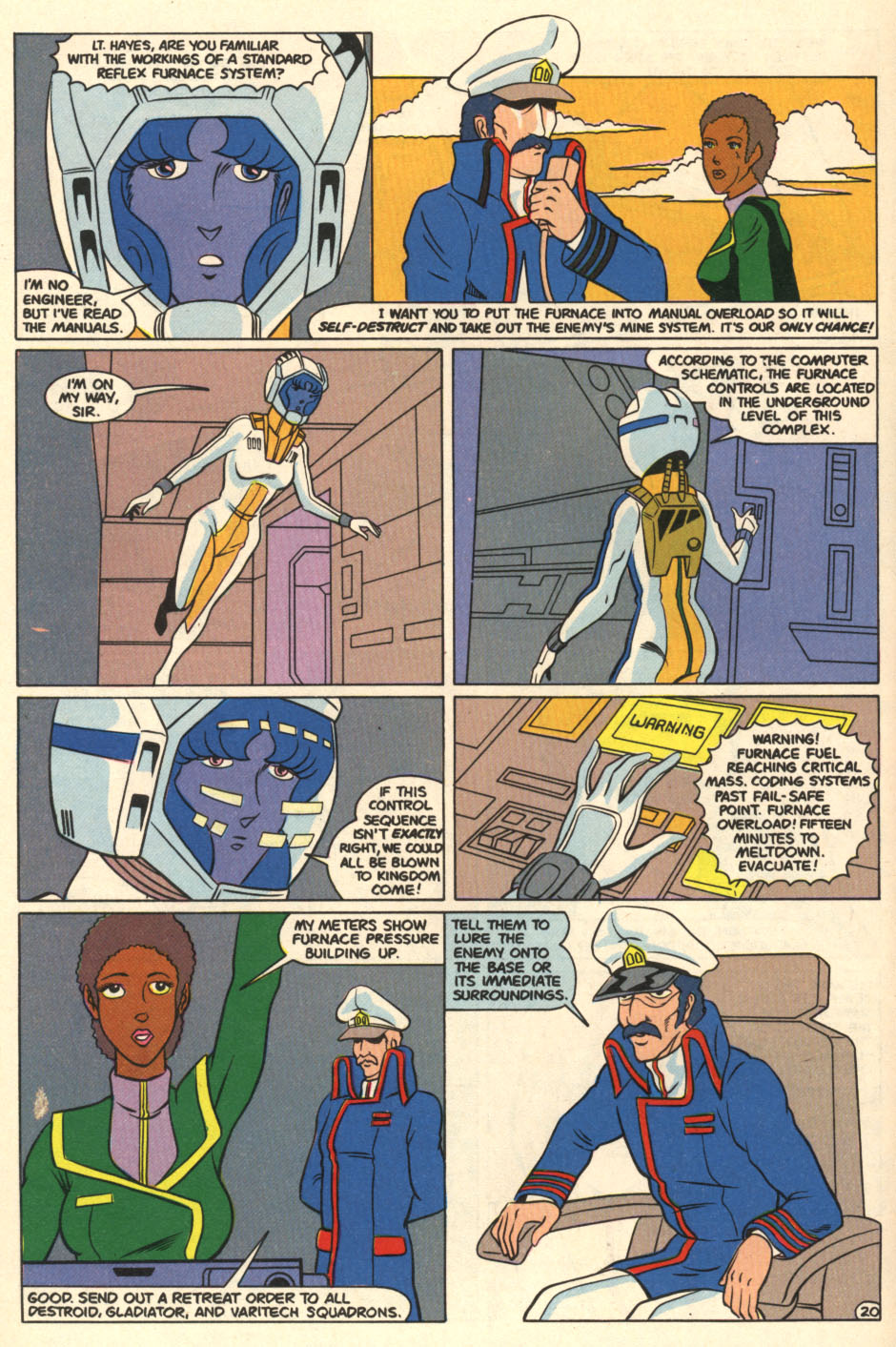 Read online Robotech The Macross Saga comic -  Issue #7 - 22