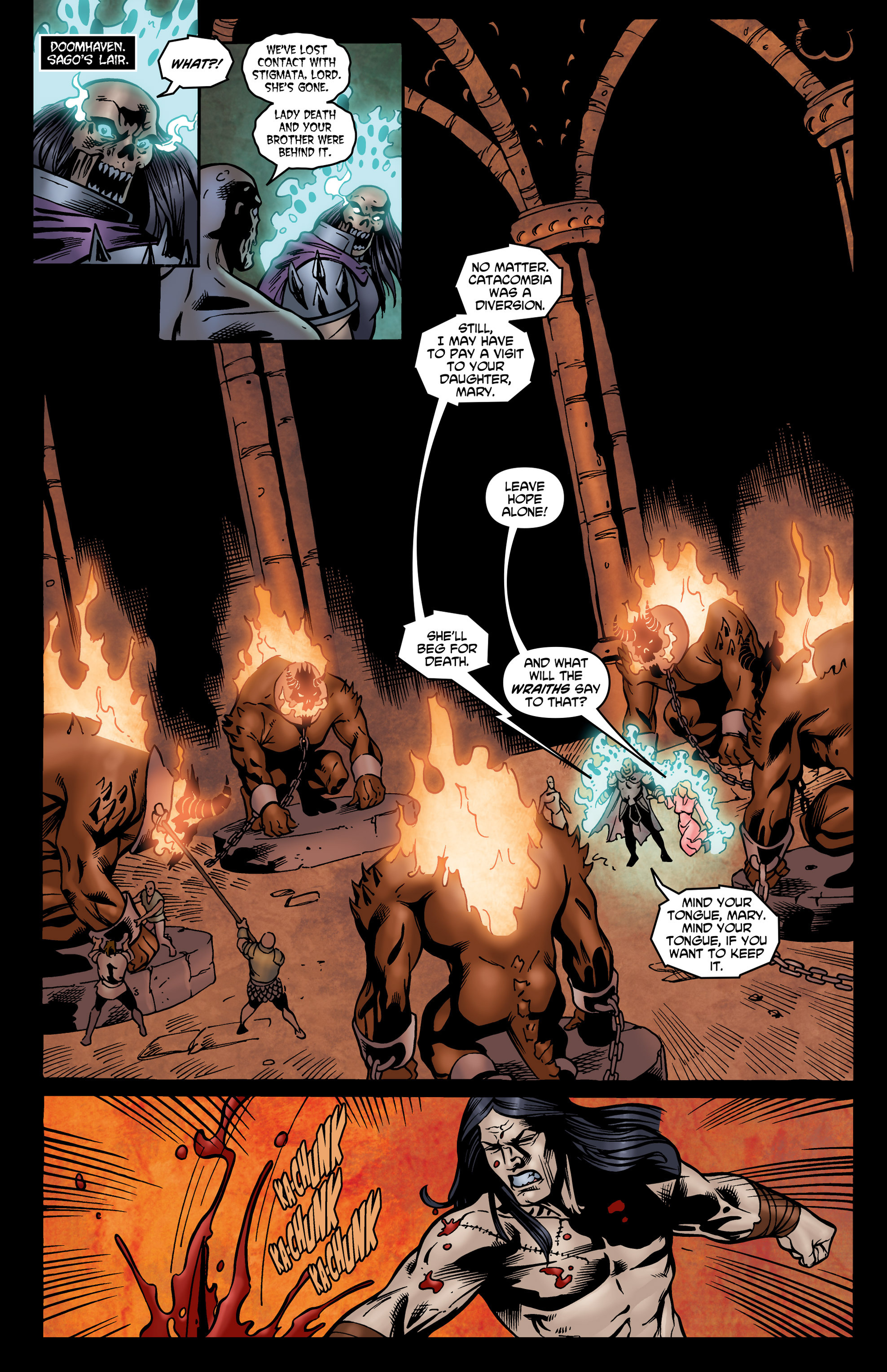 Read online Lady Death Origins comic -  Issue #8 - 22