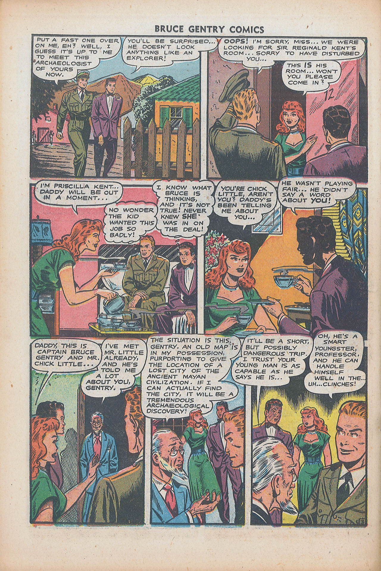 Read online Bruce Gentry comic -  Issue #5 - 22