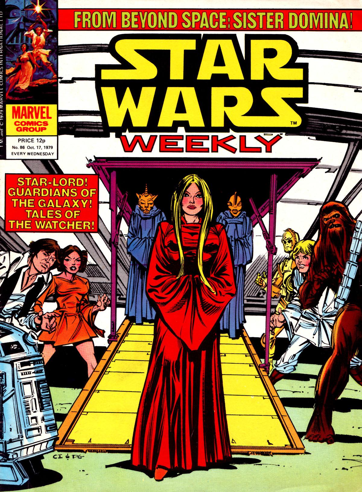 Read online Star Wars Weekly comic -  Issue #86 - 1