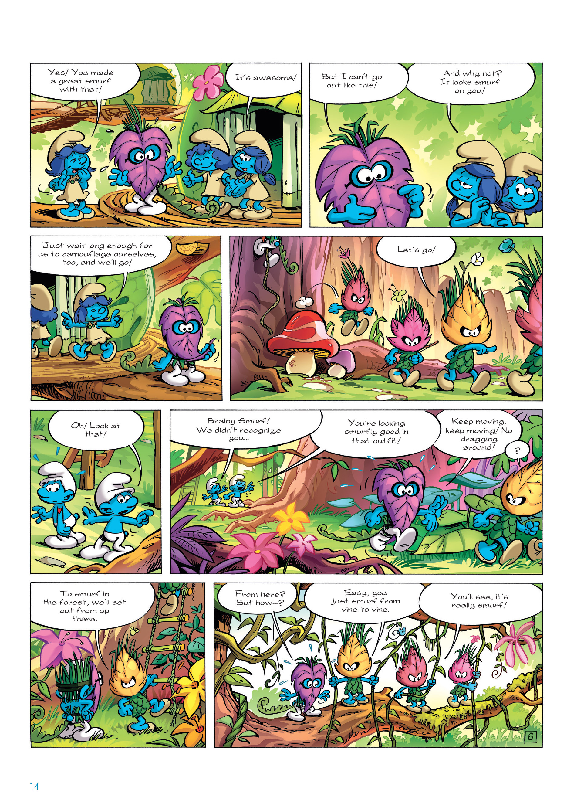 Read online Smurfs: The Village Behind The Wall comic -  Issue #1 - 14